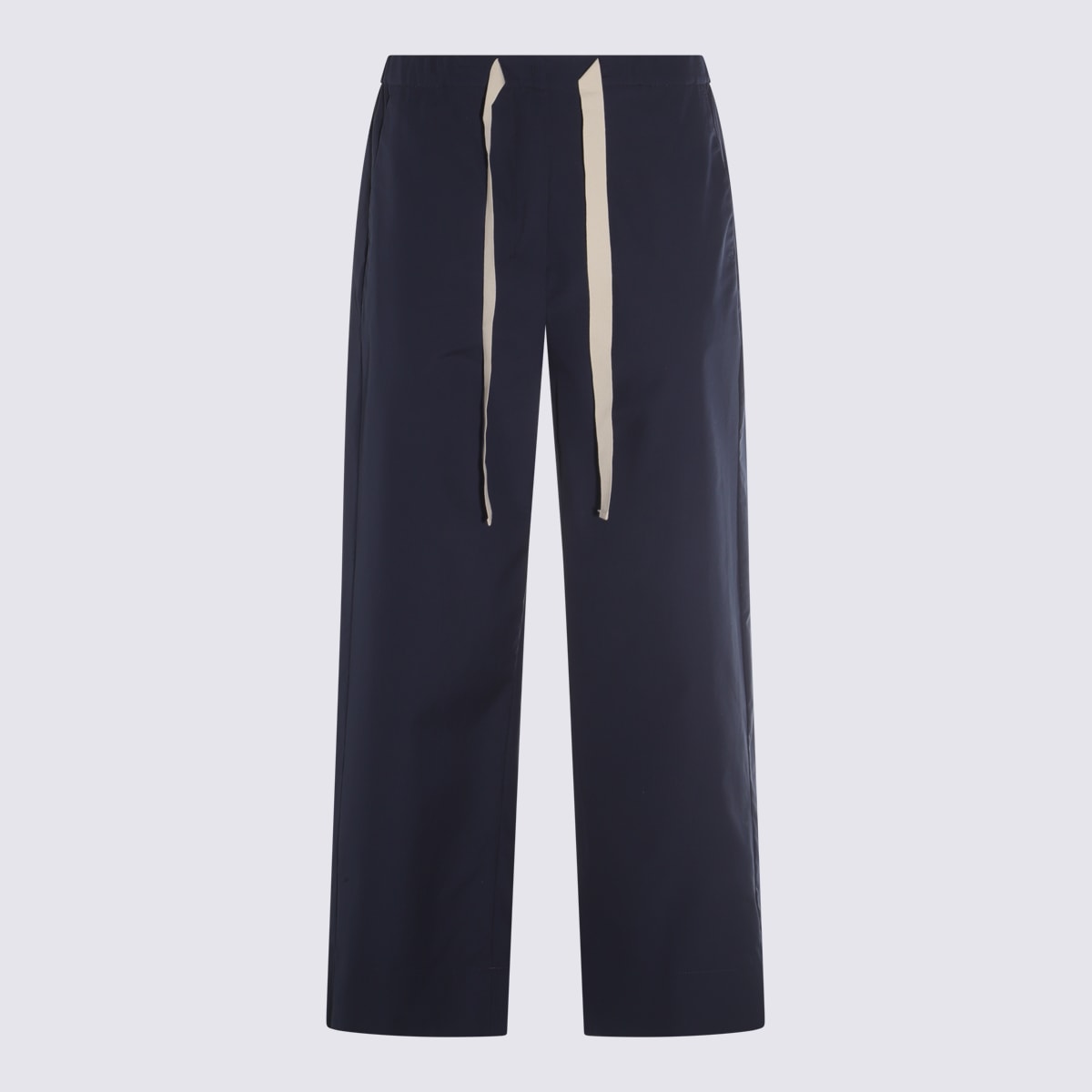 'S MAX MARA BLUE COTTON ARGENTO PANTS