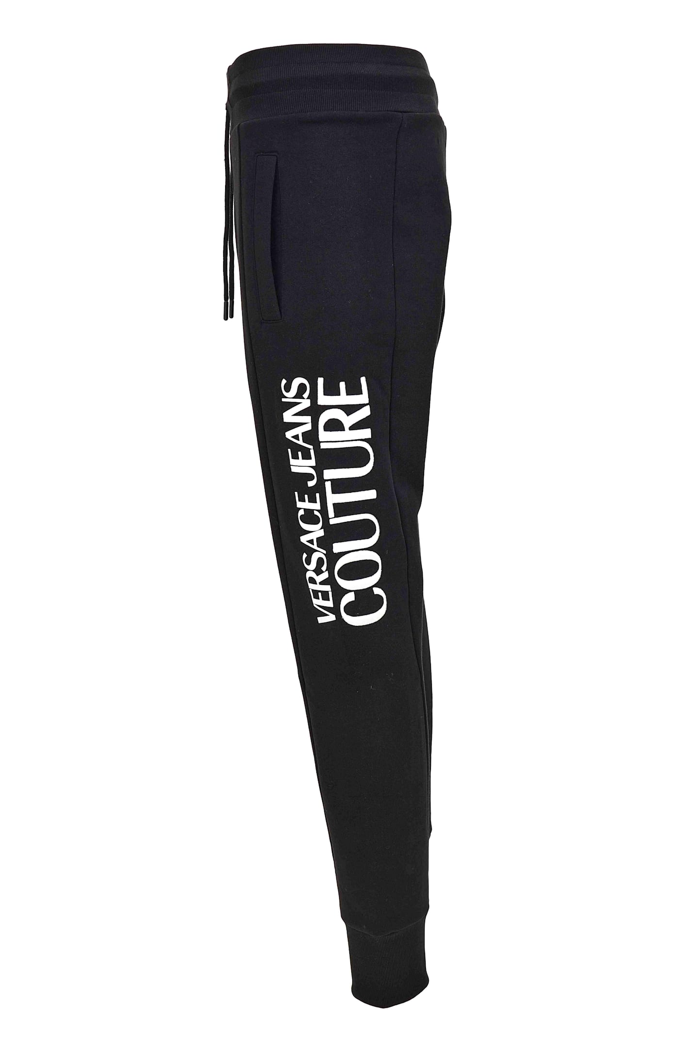 Shop Versace Jeans Couture Pants In Black