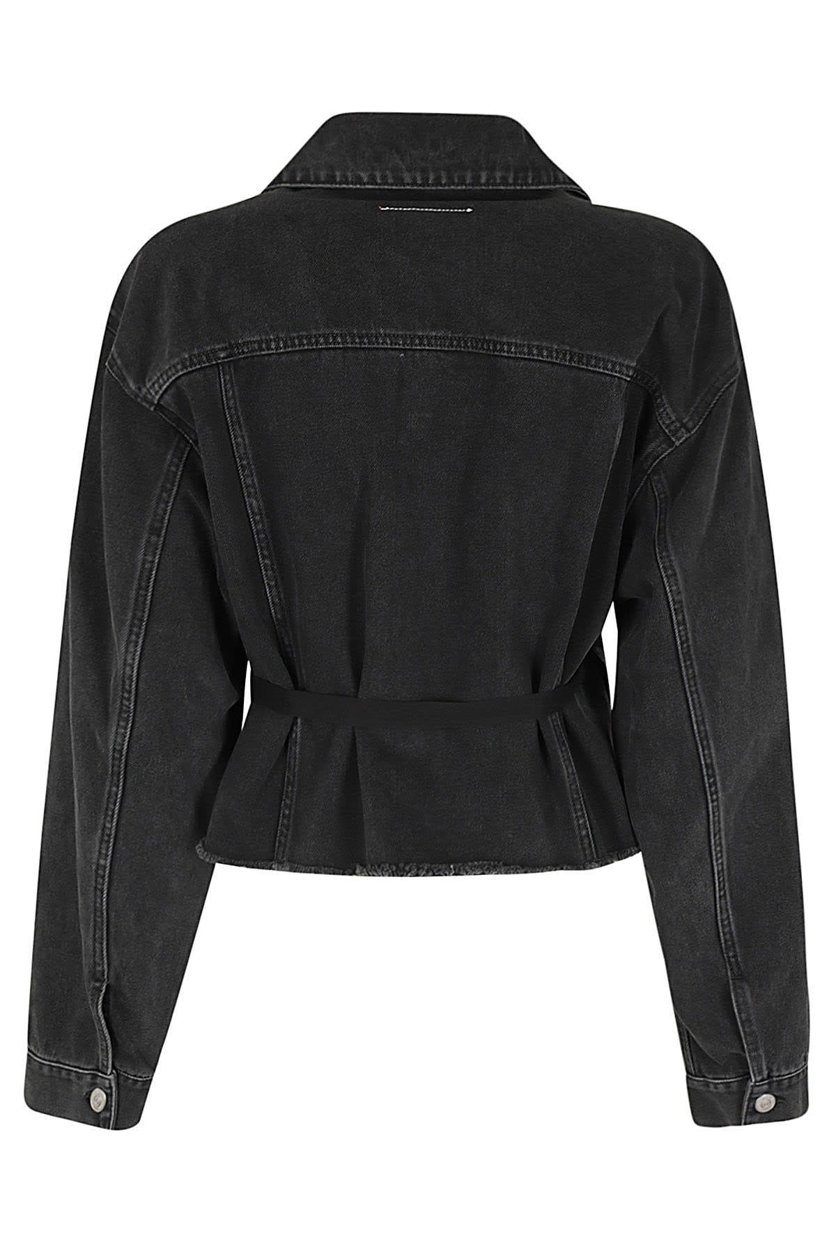 Shop Mm6 Maison Margiela Sportsjacket In Black