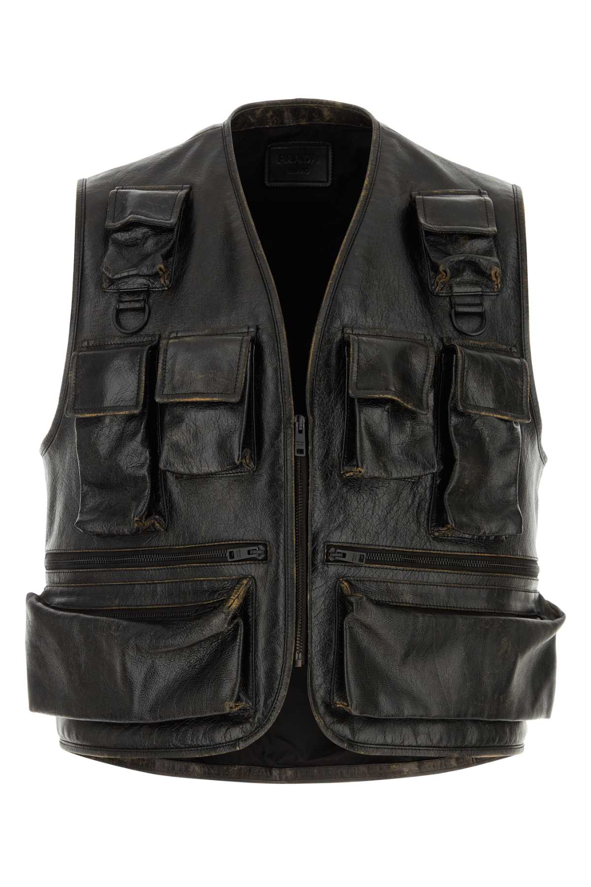 Black Leather Vest