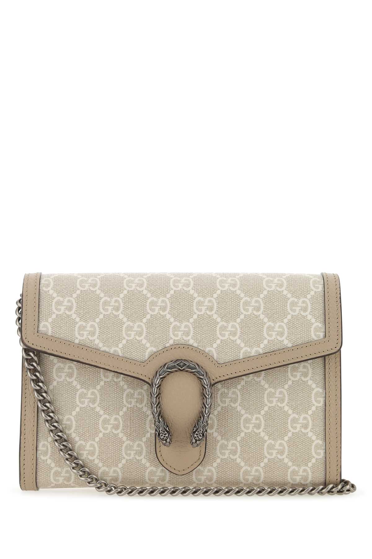 Shop Gucci Gg Supreme Fabric Dionysus Clutch In 9683