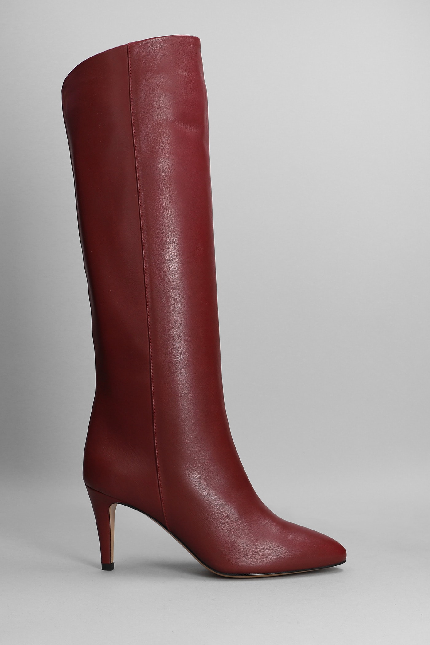 The Seller High Heels Boots In Bordeaux Leather
