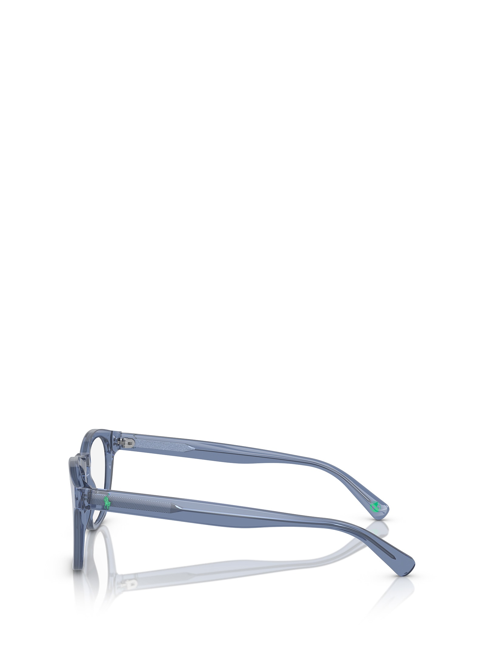 Shop Polo Ralph Lauren Ph2258 Shiny Transparent Blue Glasses