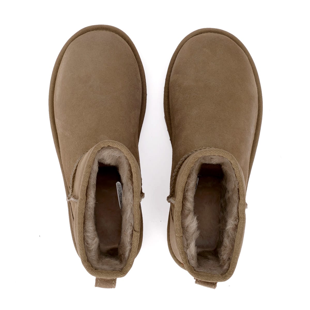 UGG Ugg Classic Ii Mini Antelope Suede Sheepskin Ankle Boots. - MARRONE ...