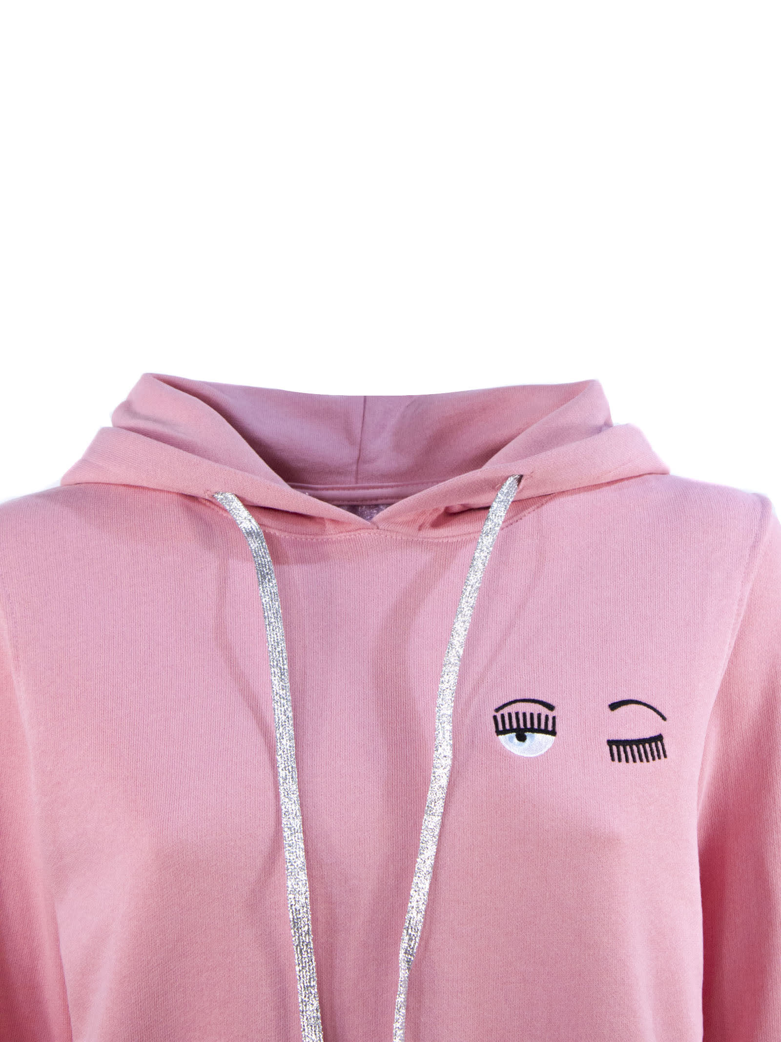 pink cotton hoodie