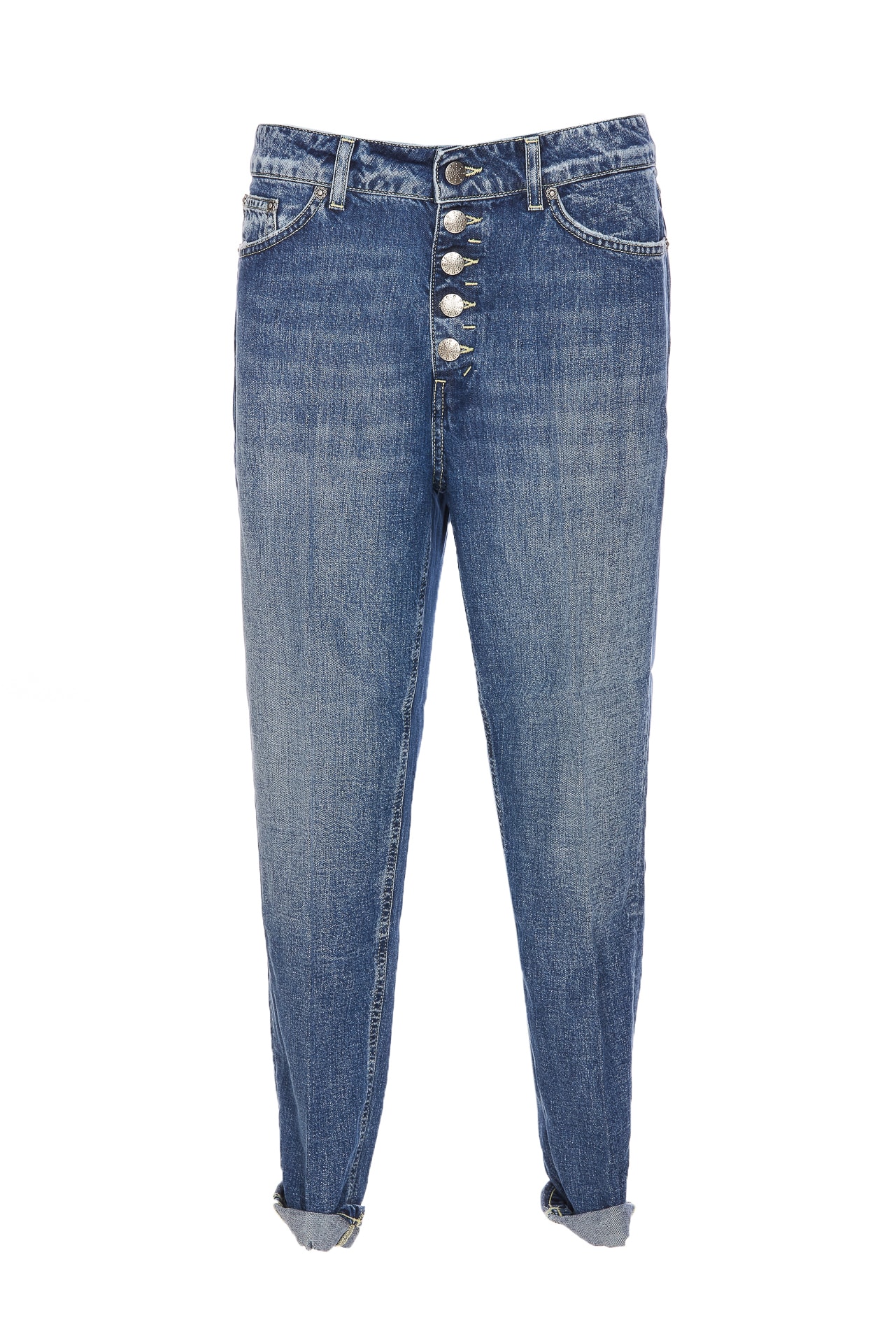 Shop Dondup Koons Gioiello Denim Jeans In Blue
