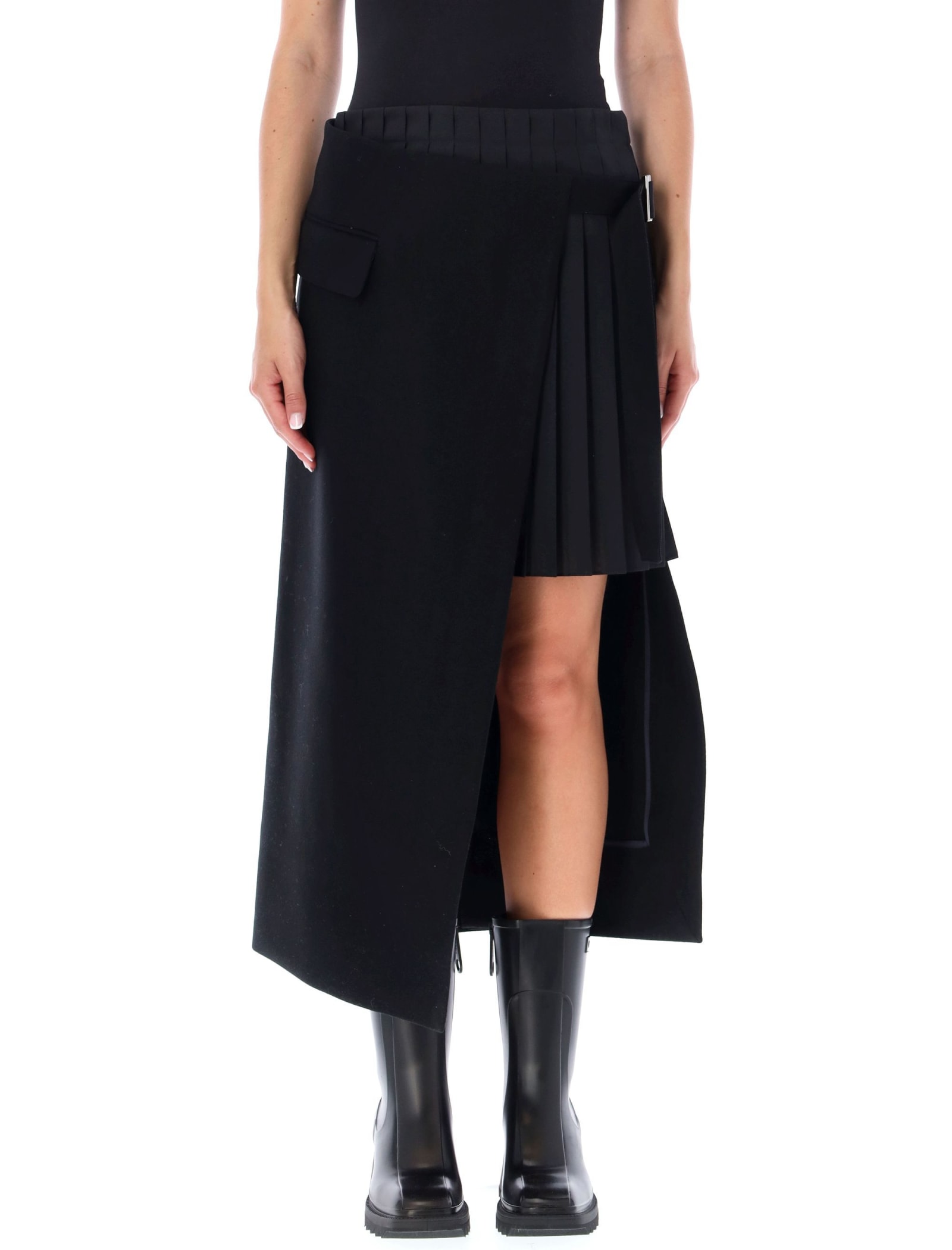 Sacai Layered Midi Skirt