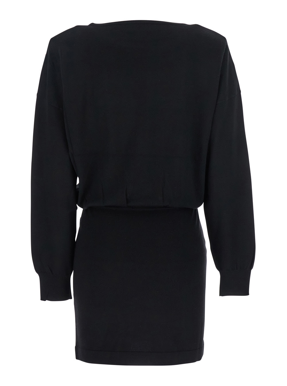 P.a.r.o.s.h Knit Short Dress In Black