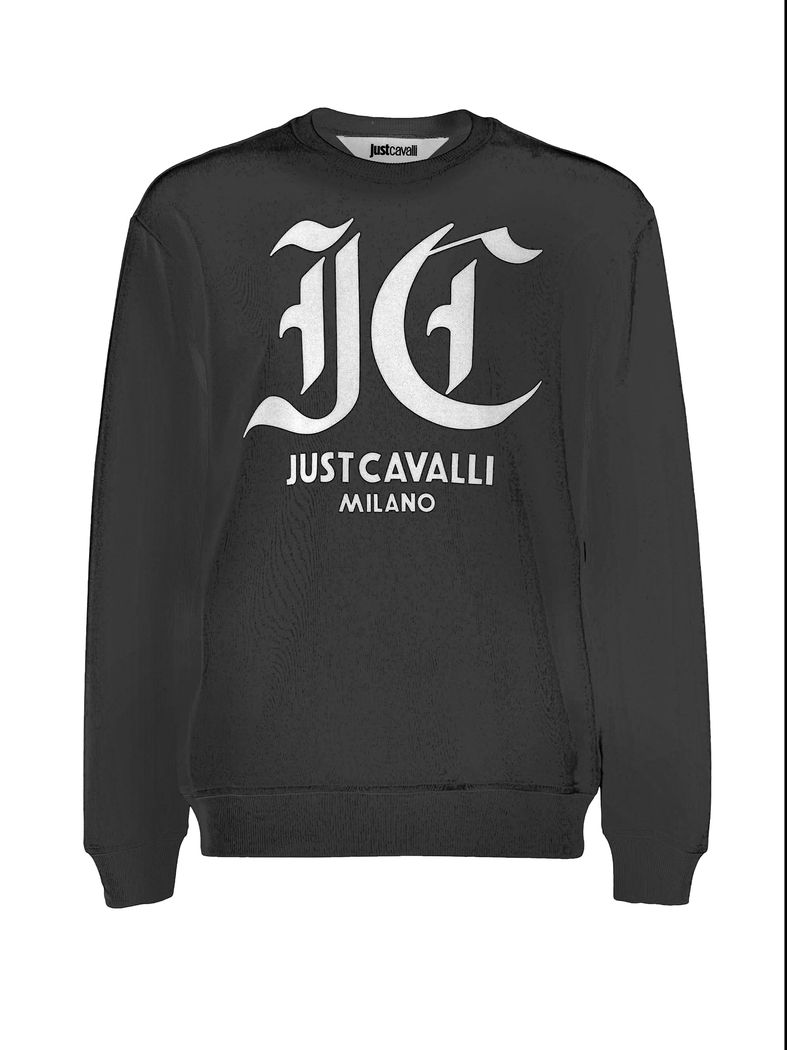 Shop Just Cavalli Hoodie In Black