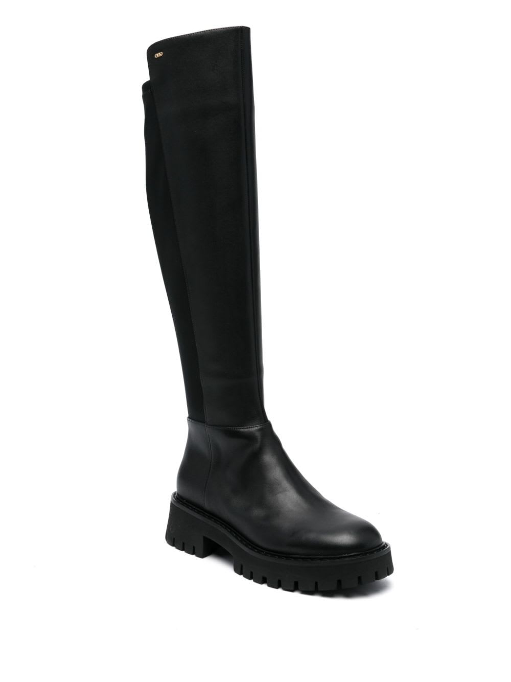 Shop Michael Michael Kors Asher Boot In Black