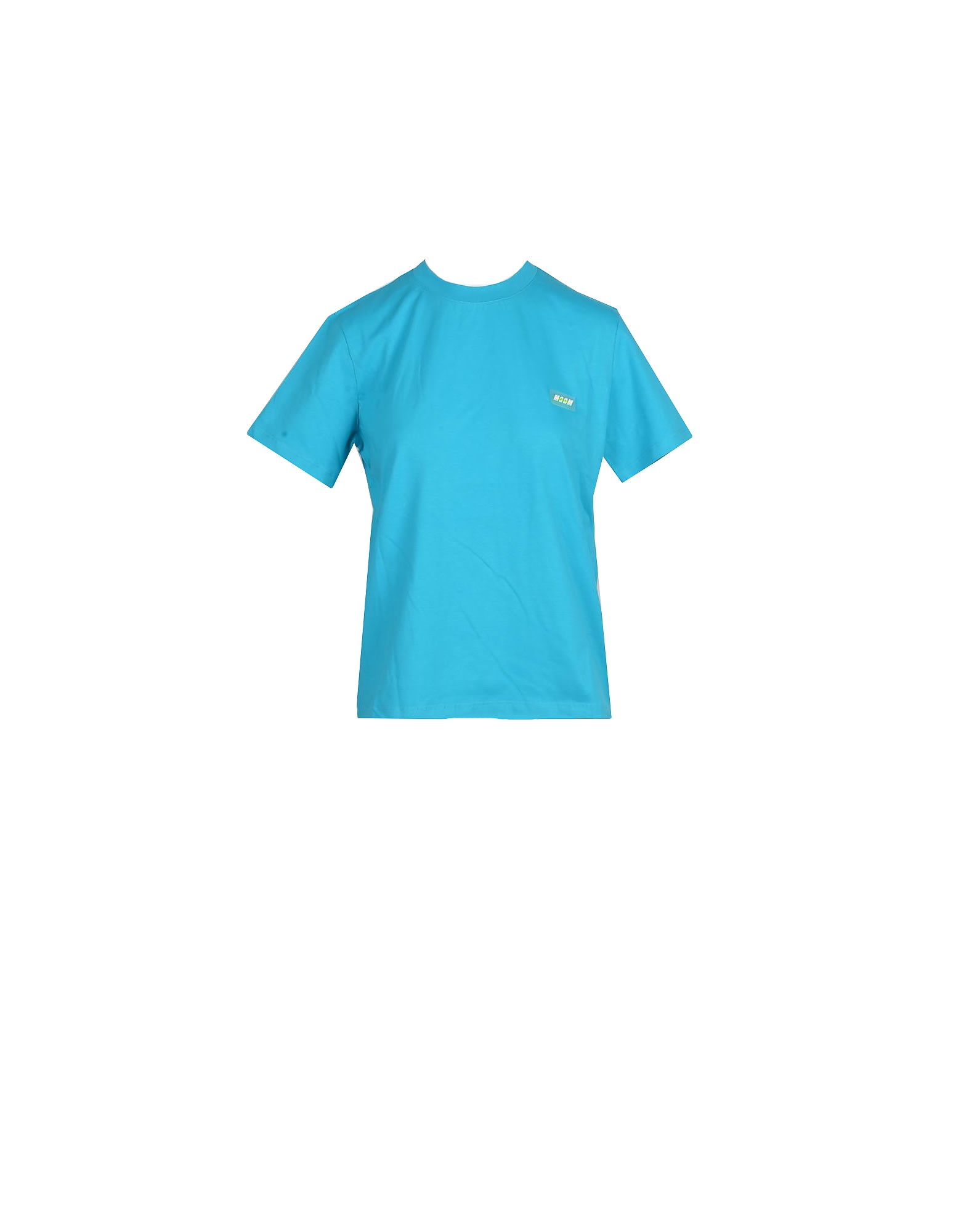 Msgm Womens Sky Blue T-shirt