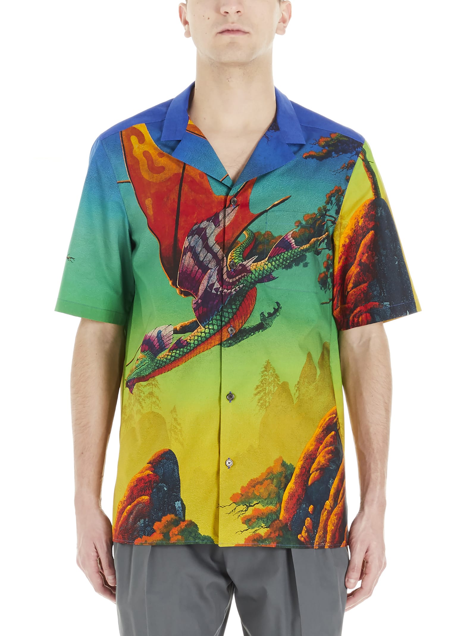 VALENTINO DRAGON AT DAWN SHIRT,11283998