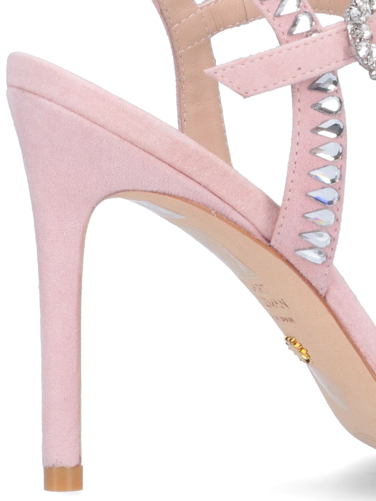 Shop Stuart Weitzman Gemcut Sandals In Pink