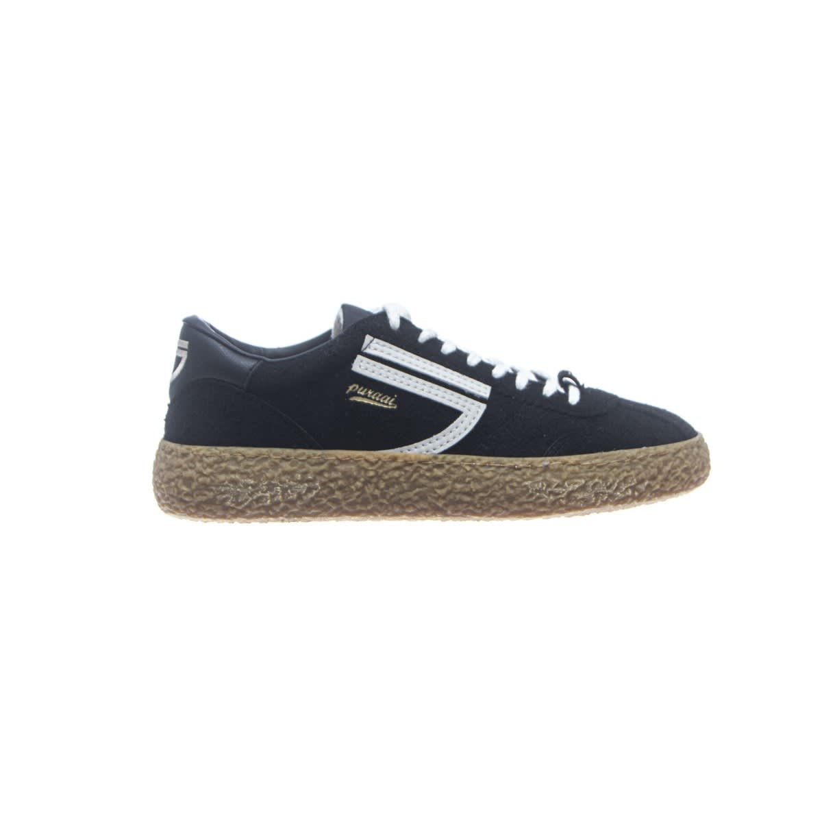 Shop Puraai Furia Sneakers In Nero