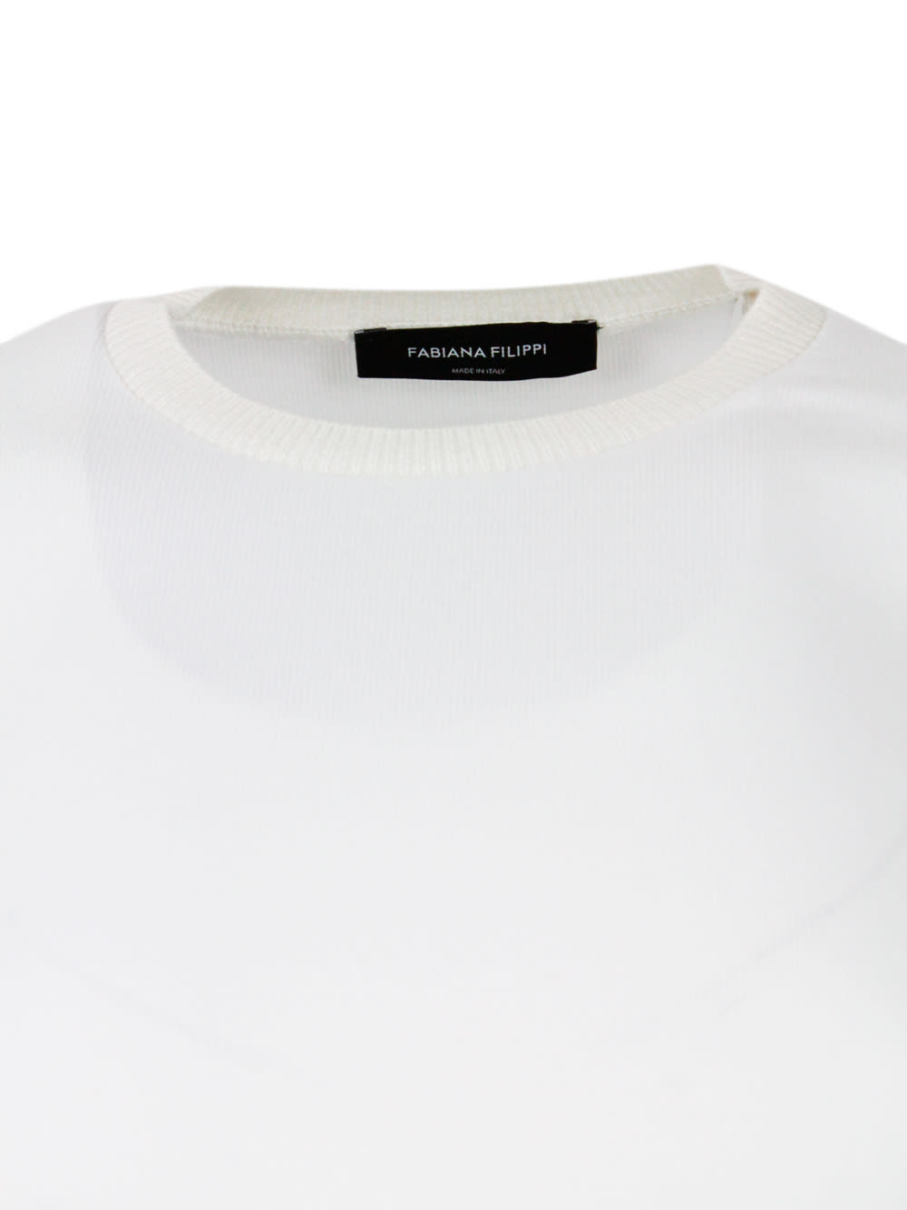 Shop Fabiana Filippi T-shirt In White