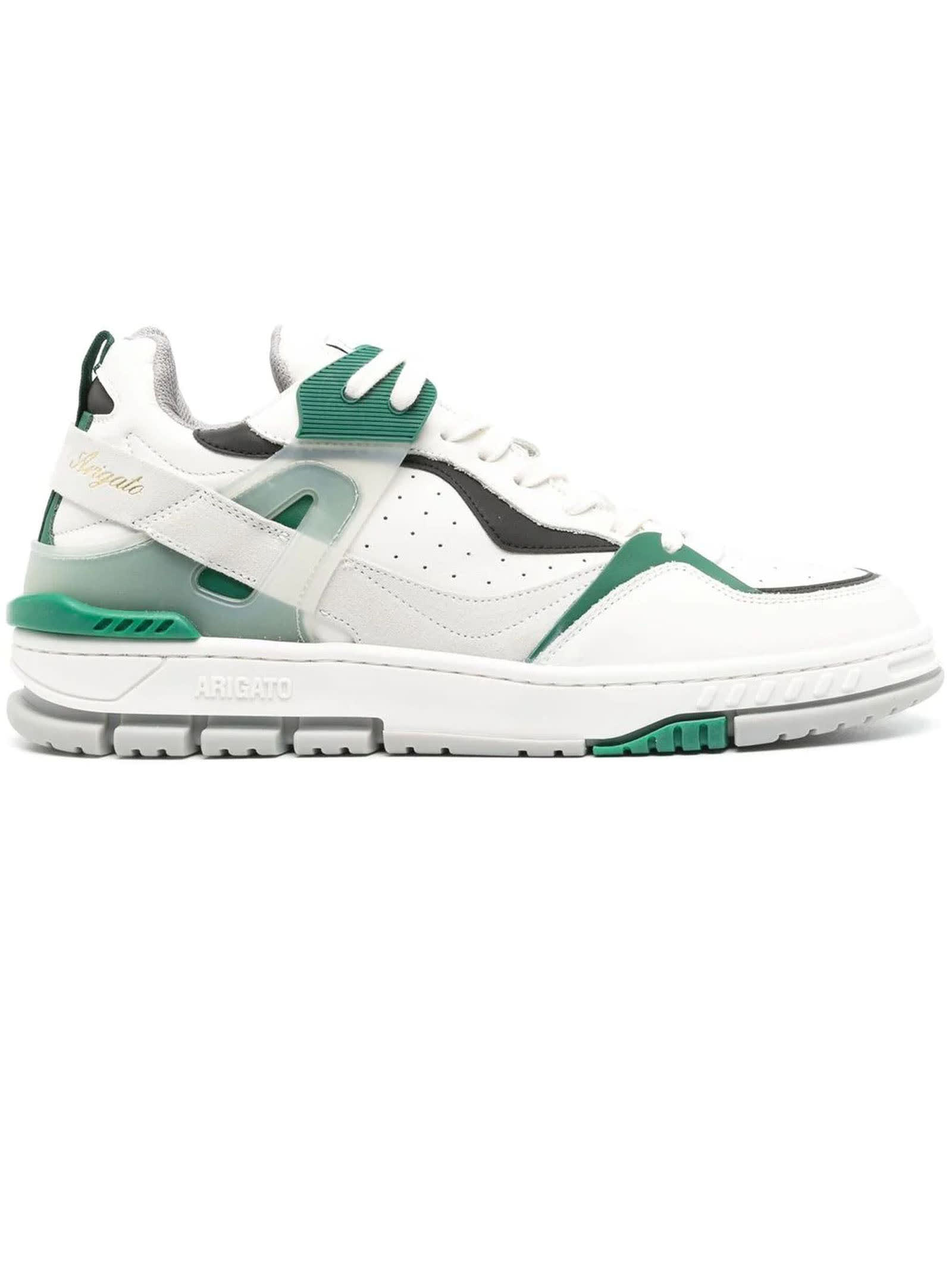 Shop Axel Arigato Astro Low-top Sneakers In White Green
