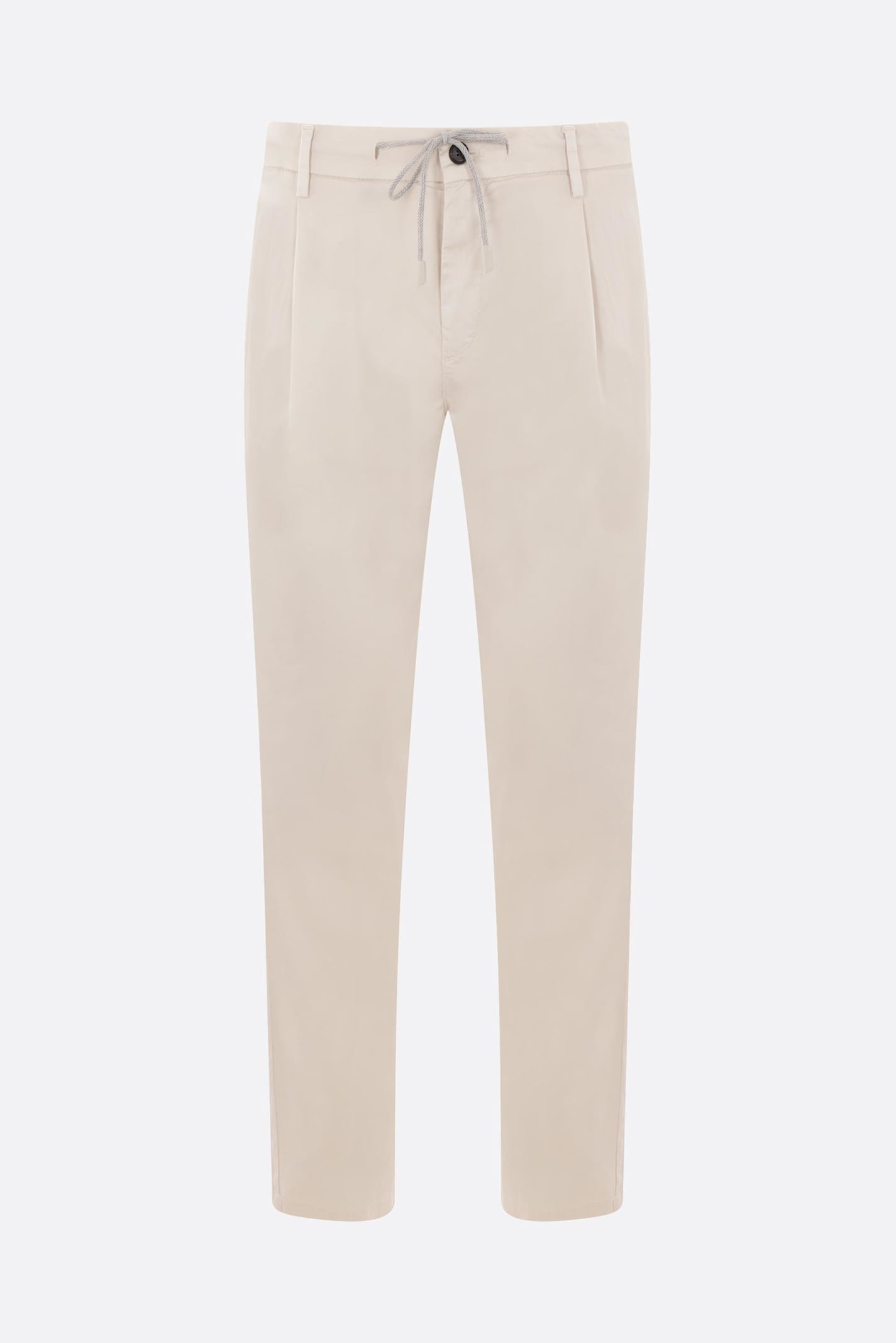 Stretch Cotton Darted Trousers