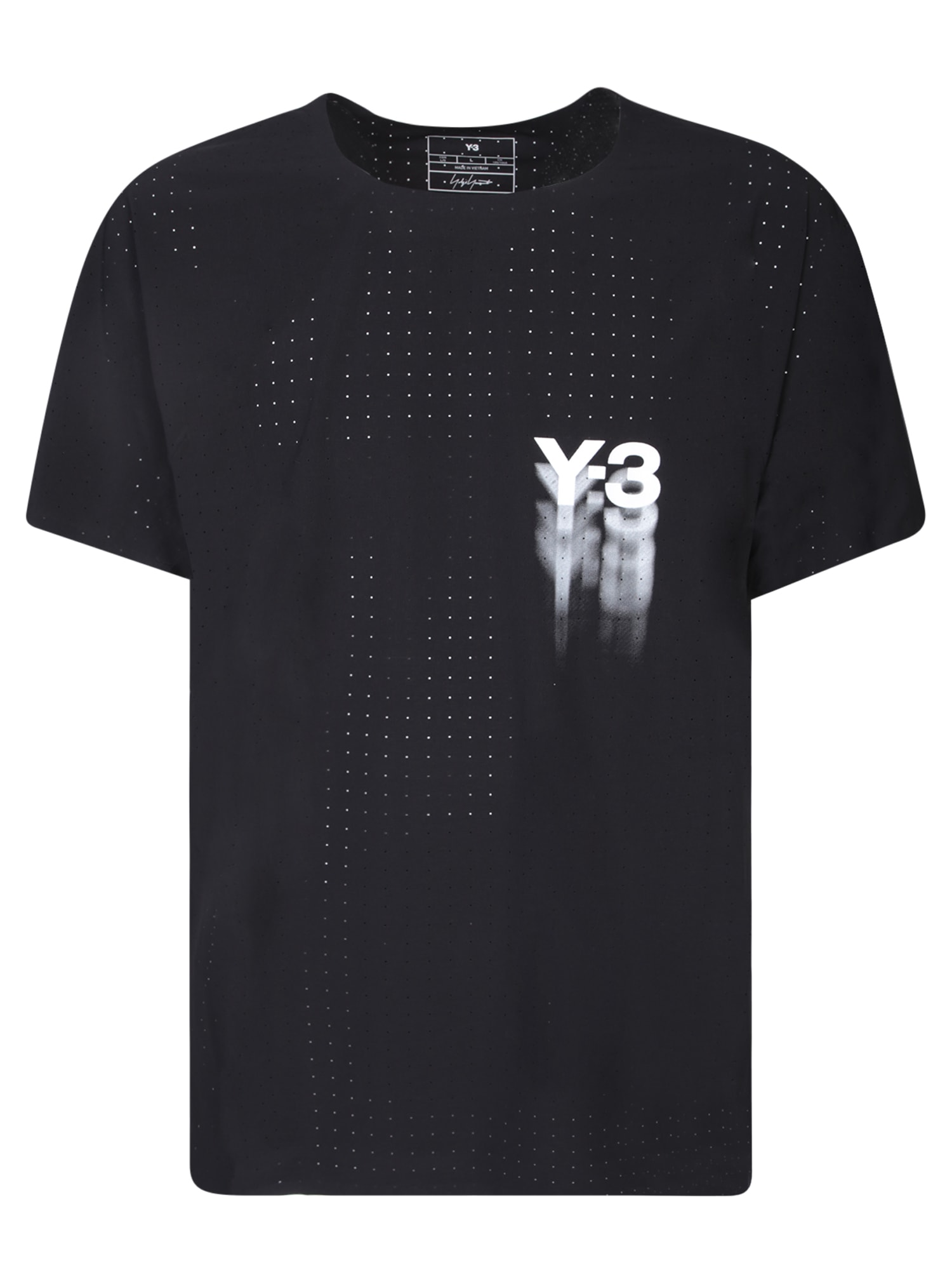 Y-3 Adidas  Black Run T-shirt