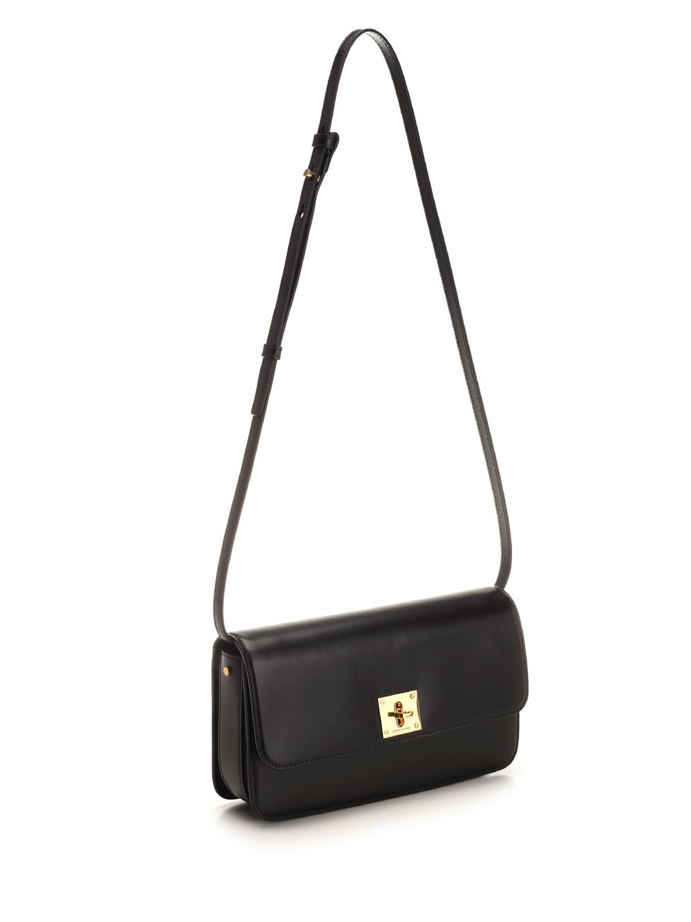 Shop Golden Goose Gioia Shoulder Bag In Black