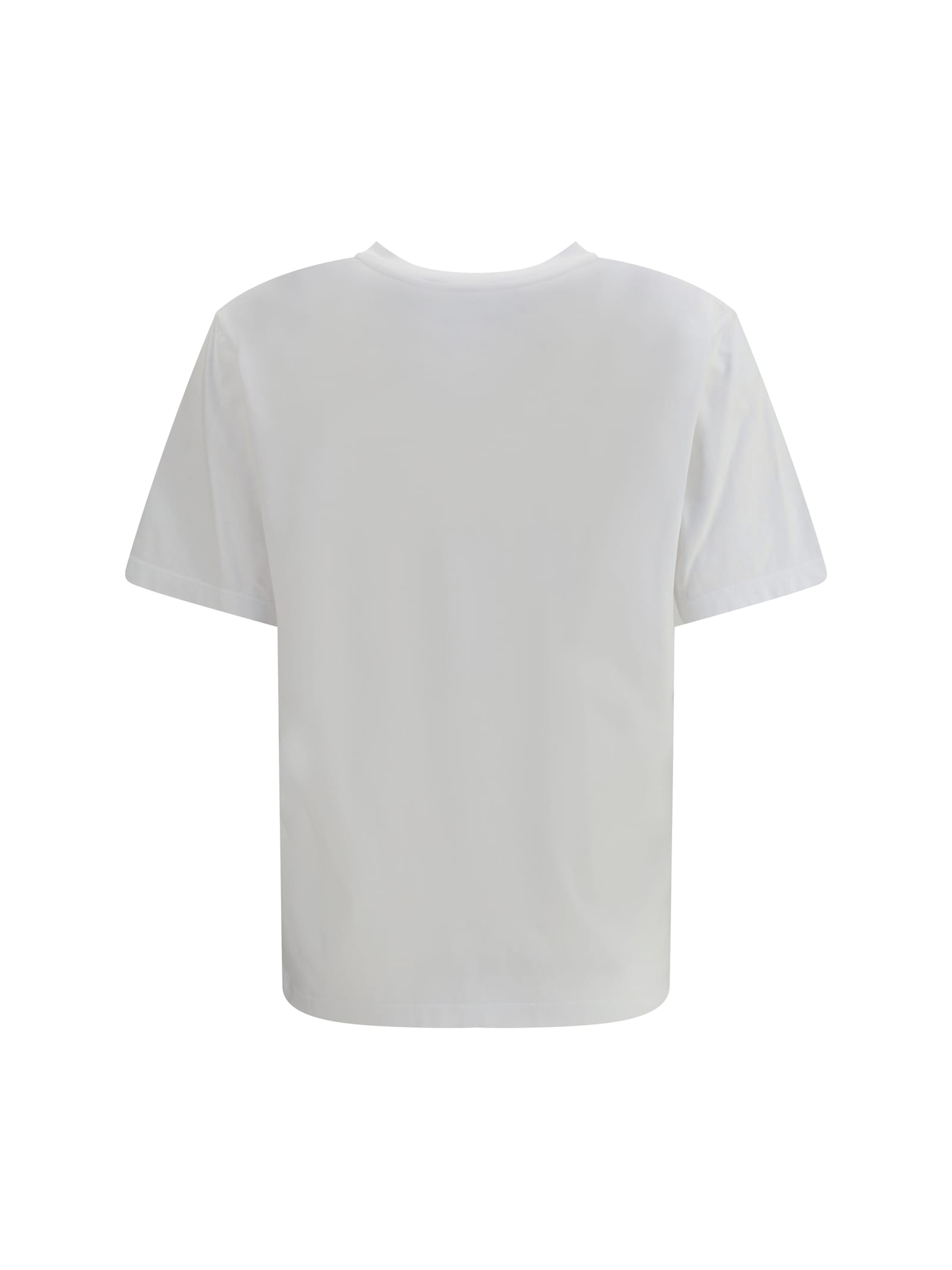 Mm6 Maison Margiela Cotton T-shirt In White
