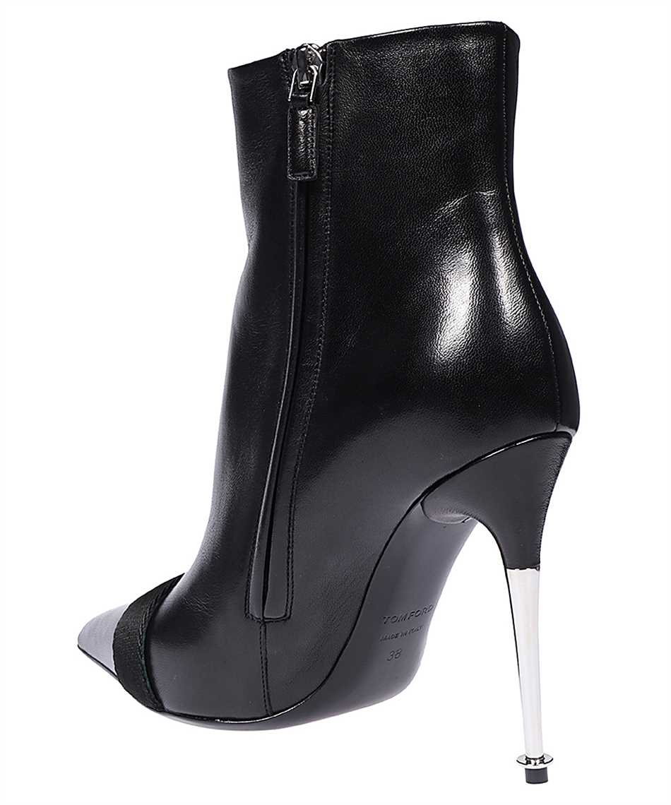 Tom Ford 110mm Leather Ankle Boots In Black