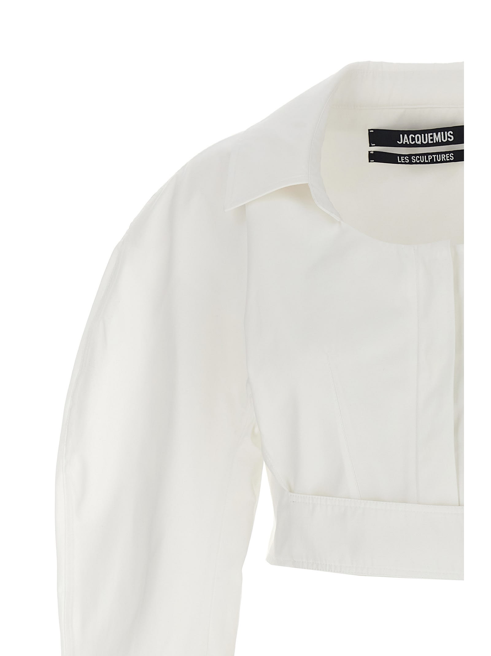 Shop Jacquemus Obra Shirt In White