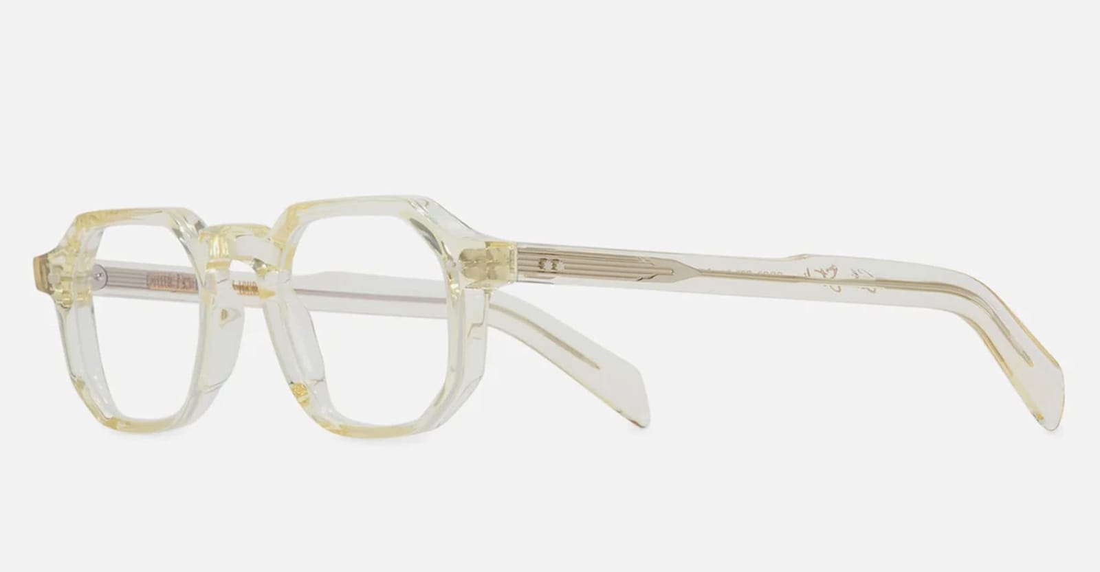 Cutler And Gross Gr11 - Butter Crystal Color Studio Rx Glasses In Neutral