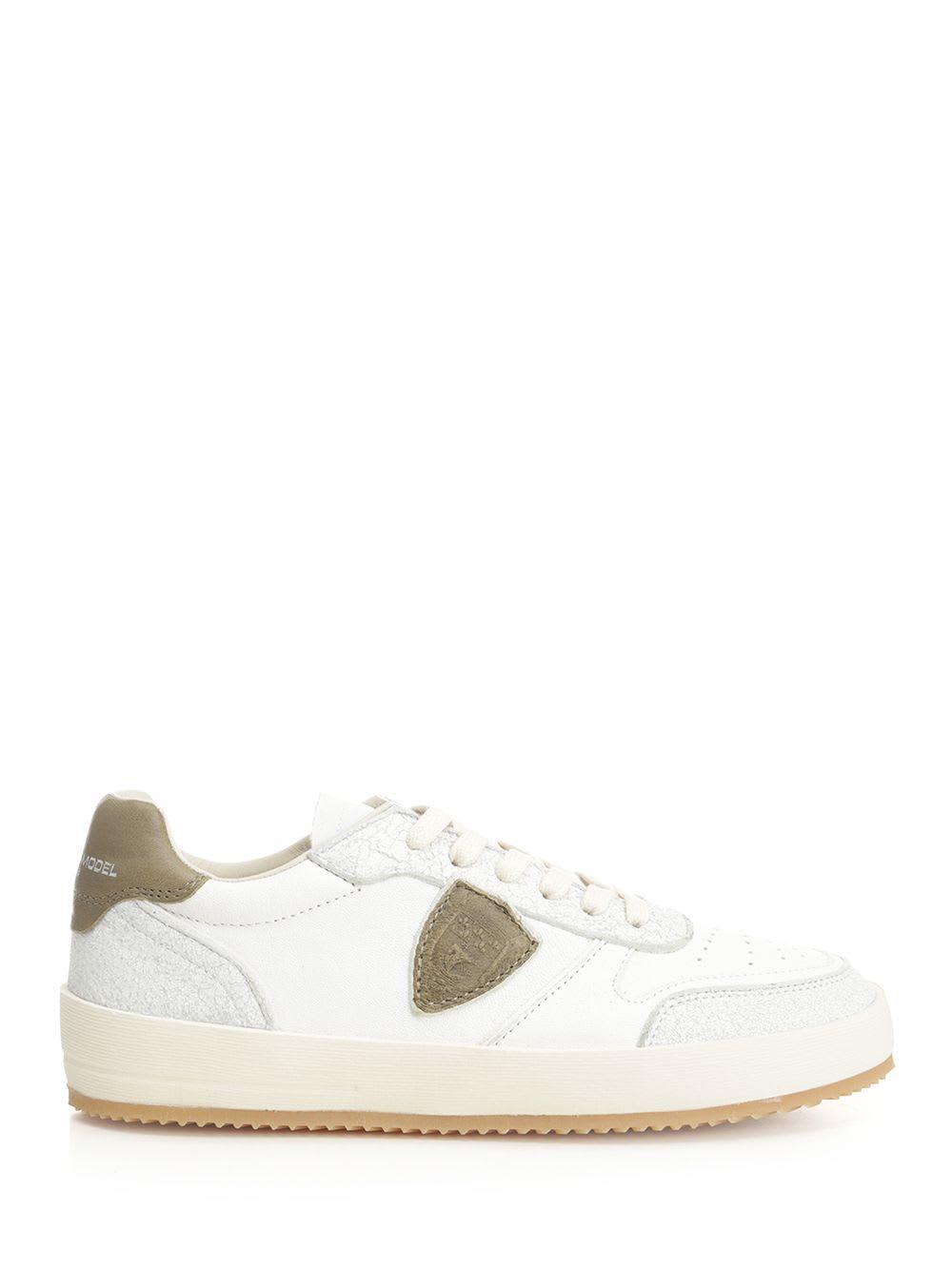 Philippe Model Nice Low Man Sneakers Green In White