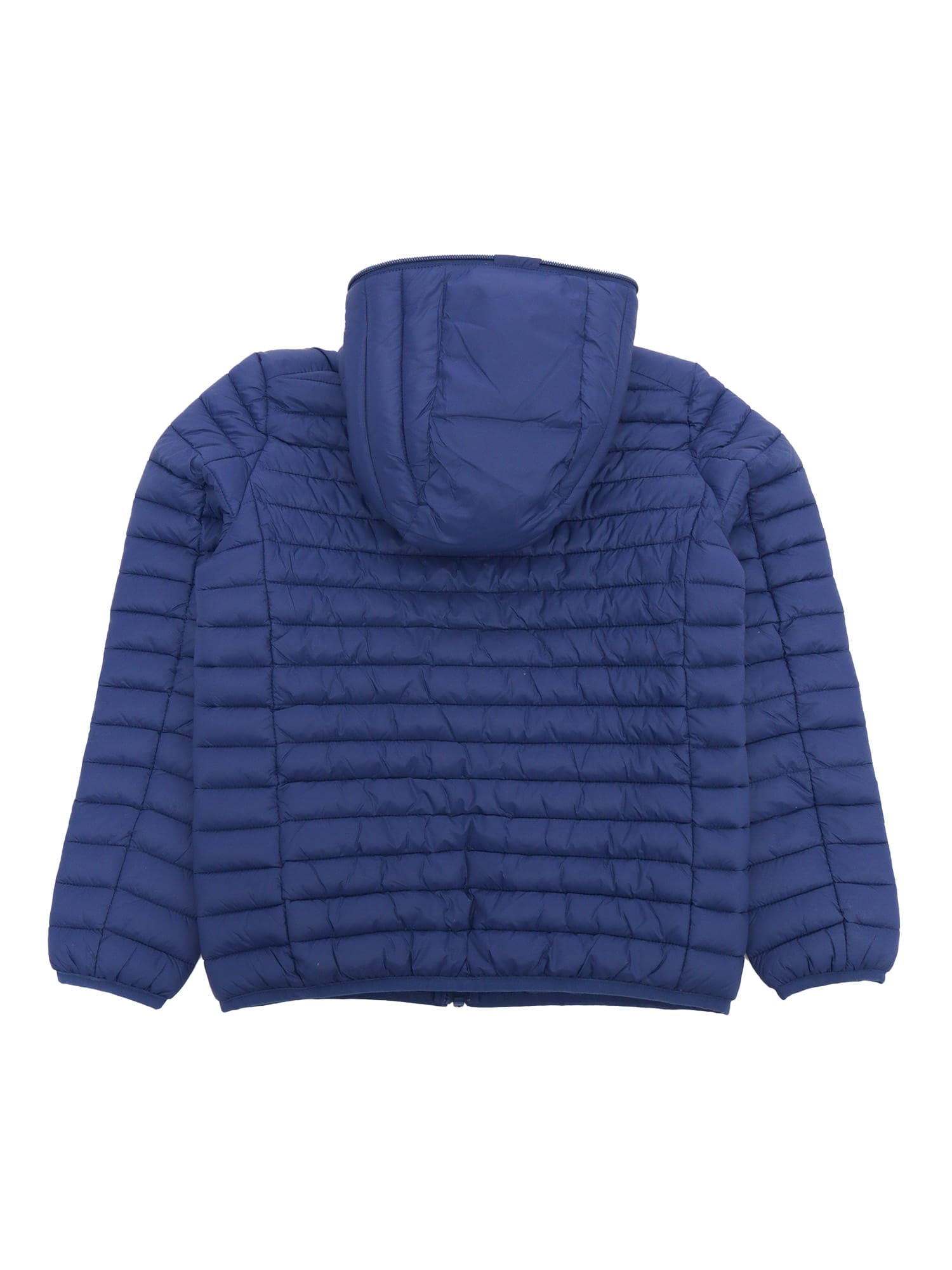 Shop Save The Duck Childs Hooded Down Jacket In Blue