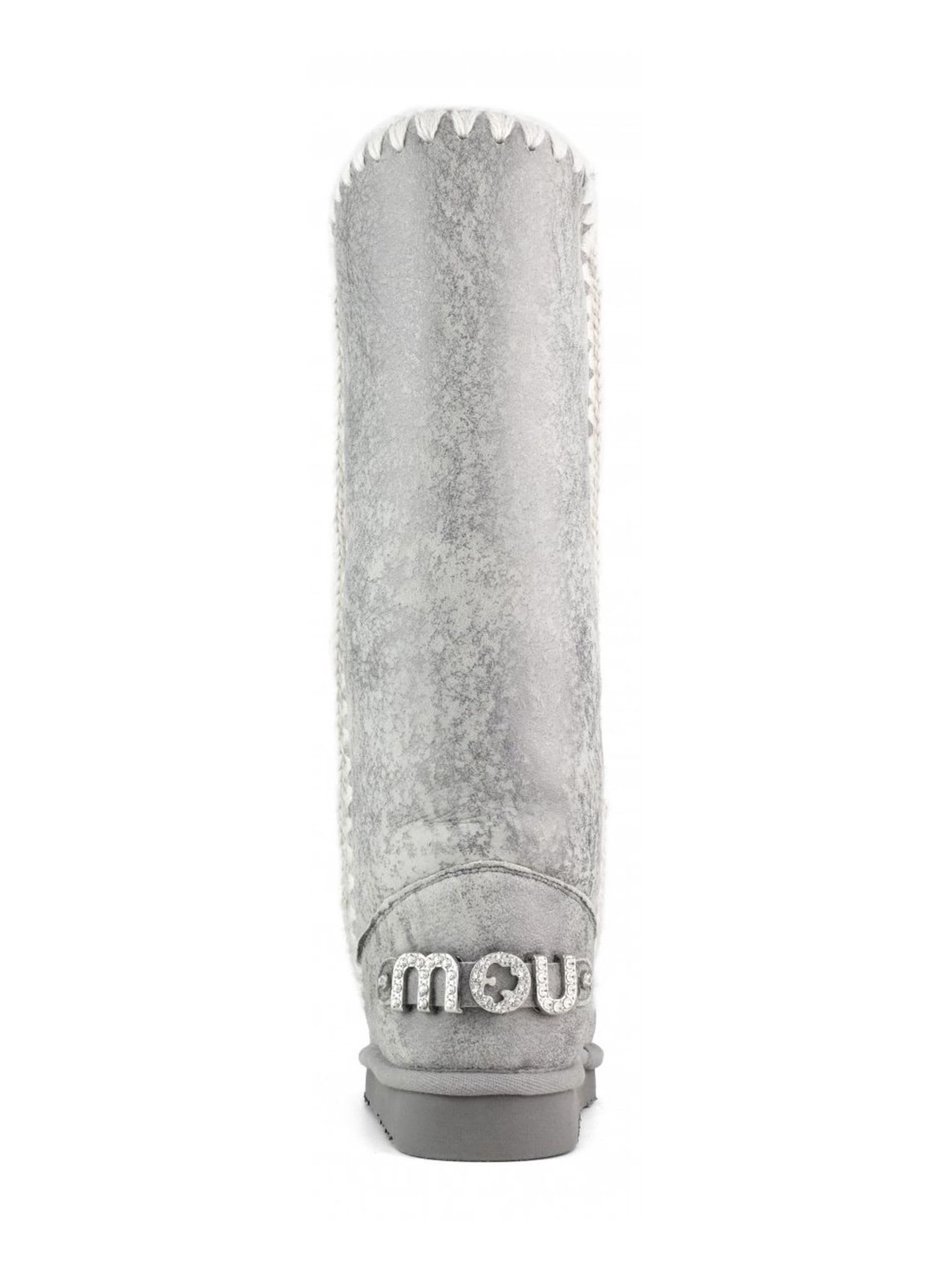 Mou Silky Silver Sheepskin Eskimo 40 In Silver