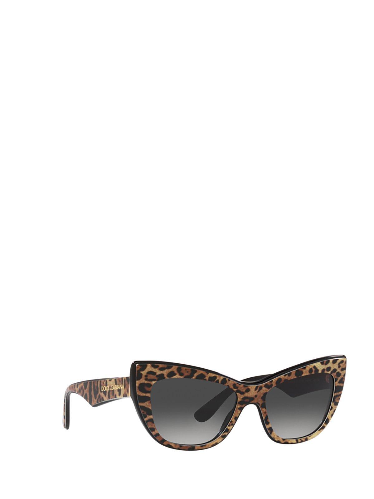 Shop Dolce & Gabbana Cat-eye Sunglasses In 31638g