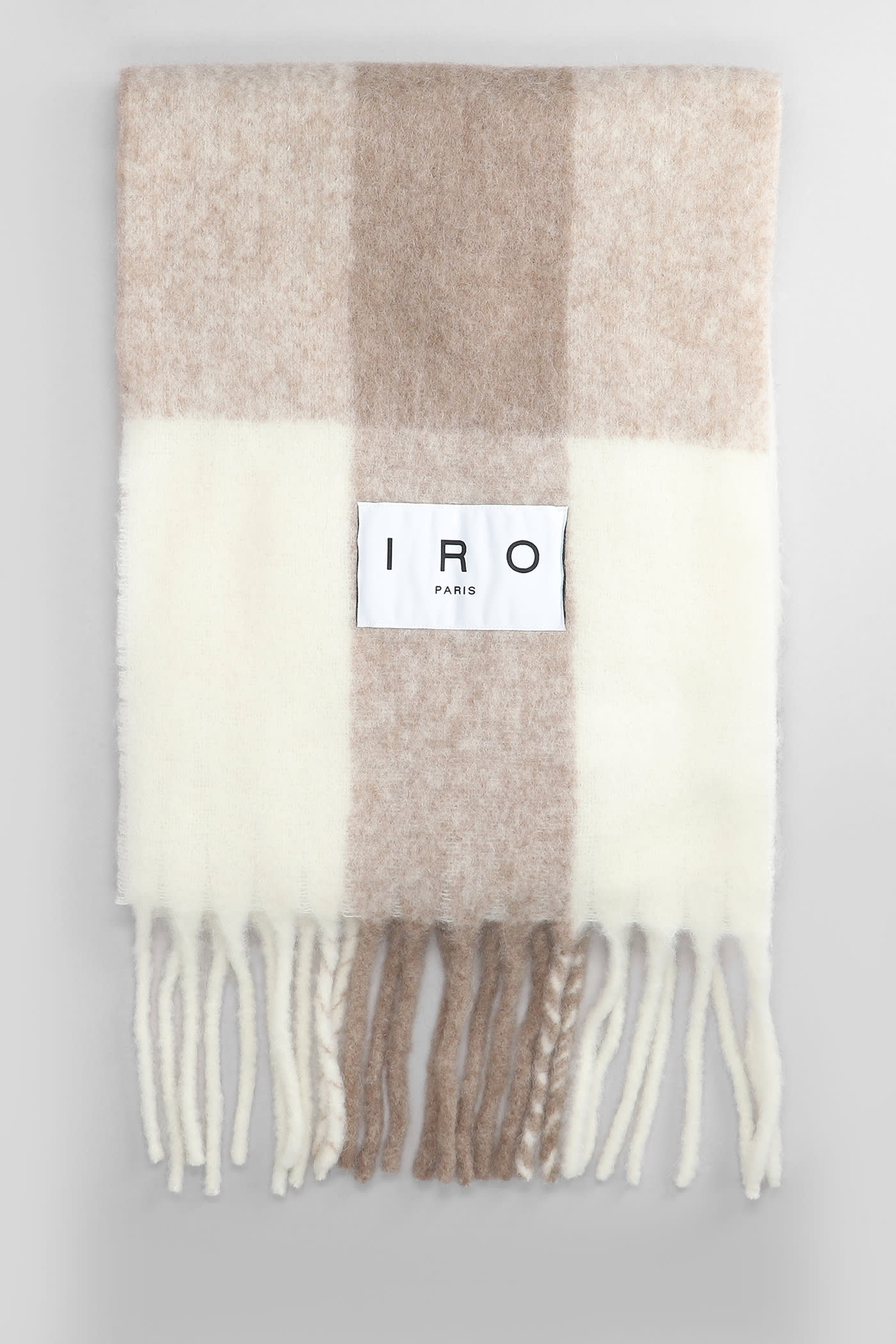 Shop Iro Auray Scarve In Beige Alpaca