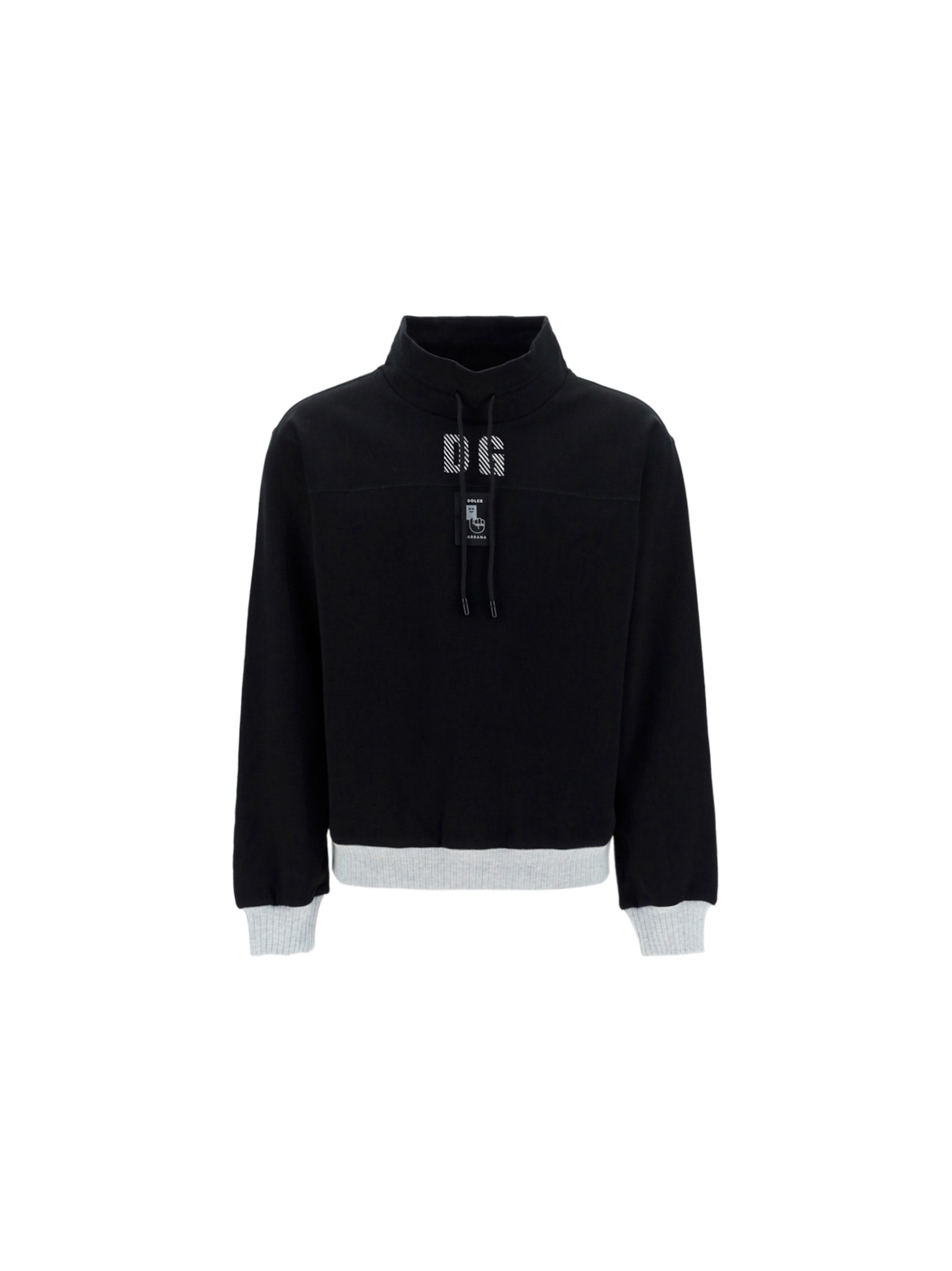 Dolce & Gabbana Sweatshirt In Nero