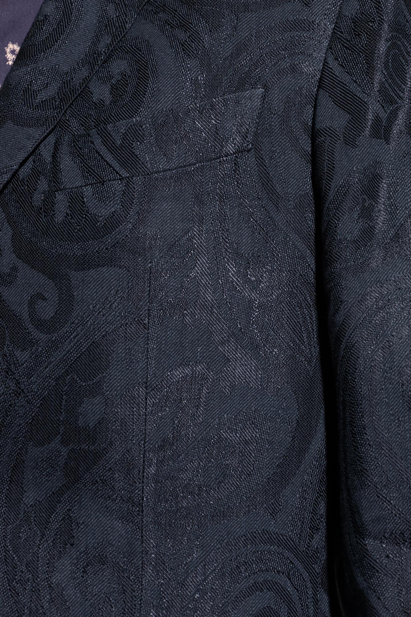 Etro Paisley Jacquard Single-breasted Blazer In Blue