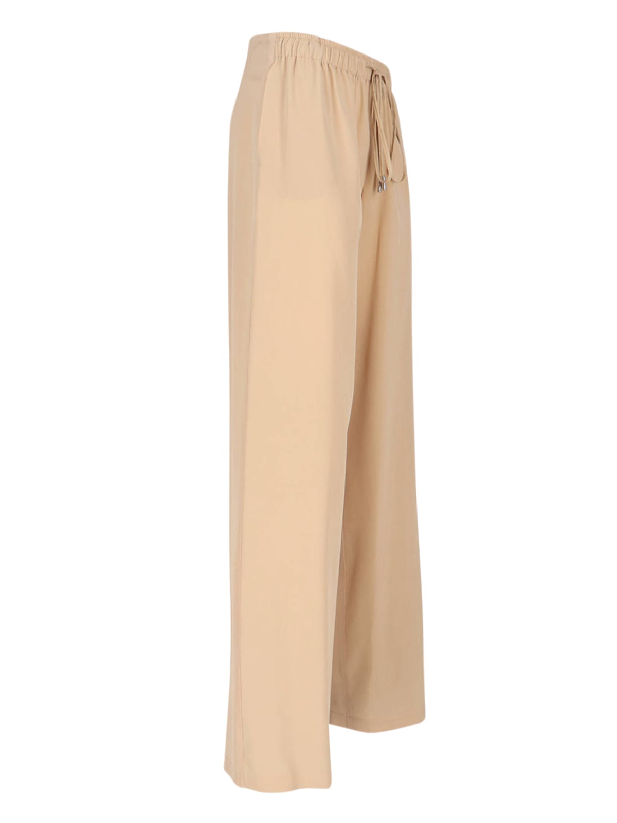 Ermanno Scervino Elastic Waist Casual Pants In Brown