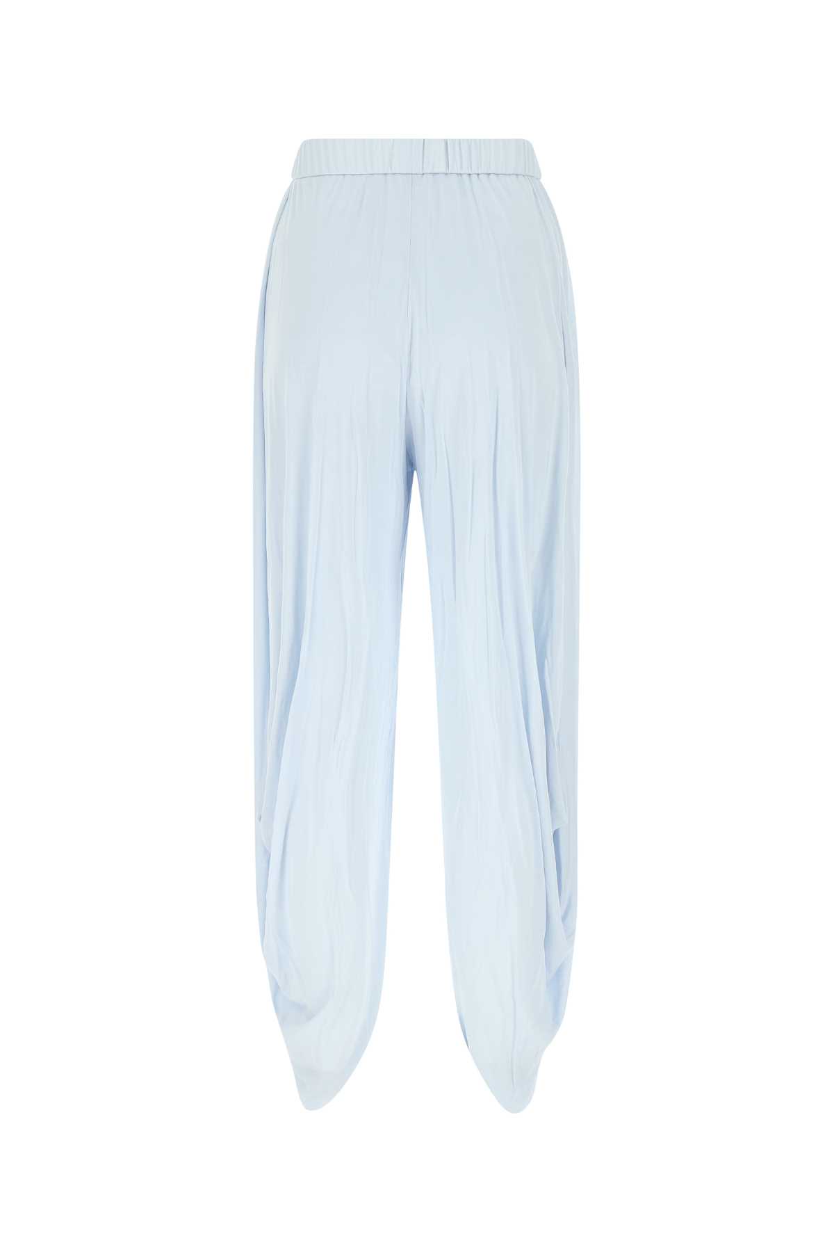 Loewe Pastel Light-blue Viscose Trouser In Lightblue