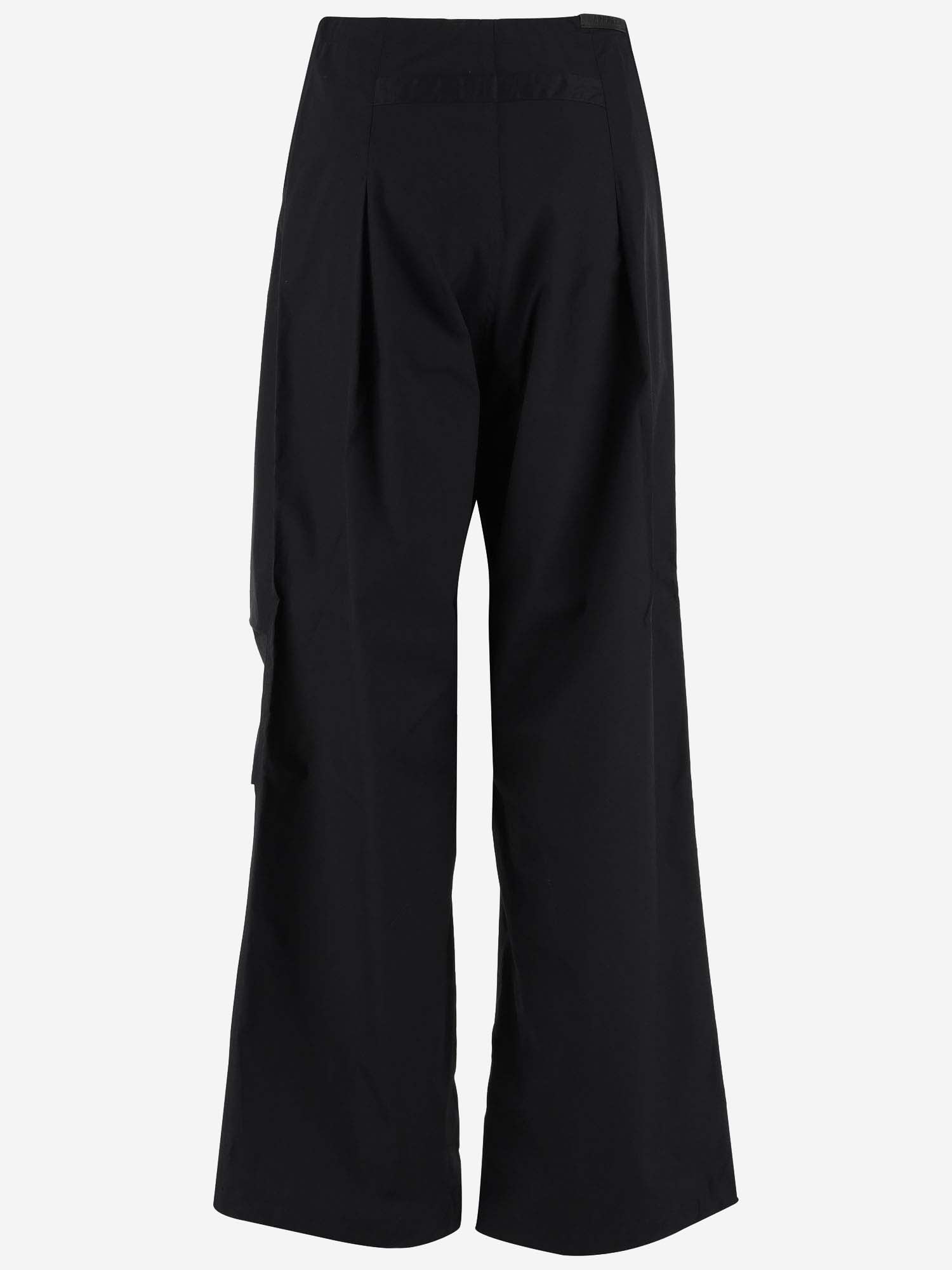 Shop Darkpark Cotton Pants In Black