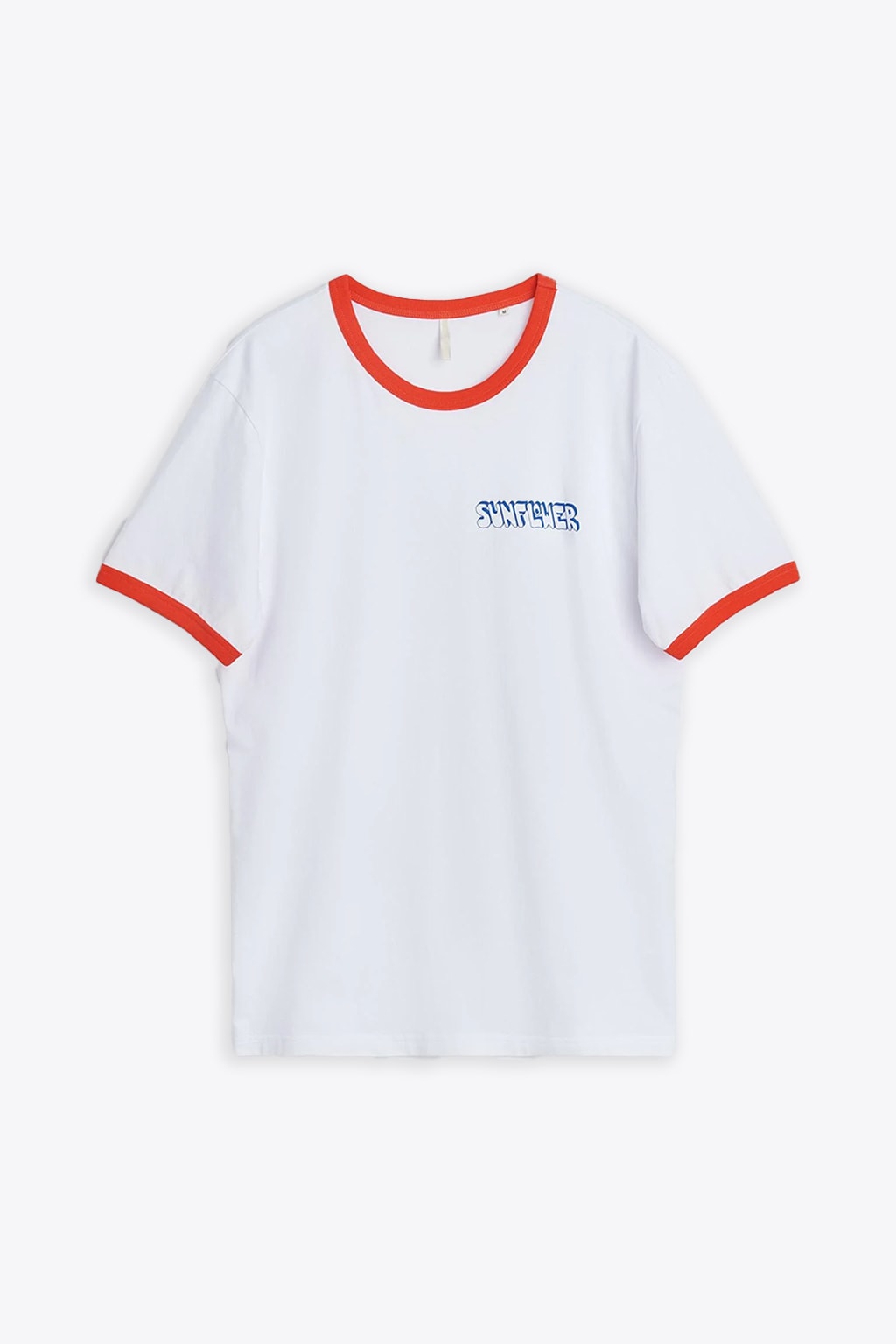 Jagger Tee White T-shirt With Red Hems - Jagger Tee