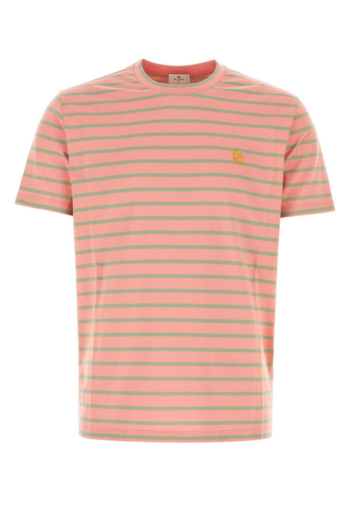 Shop Etro Printed Cotton T-shirt In 0651