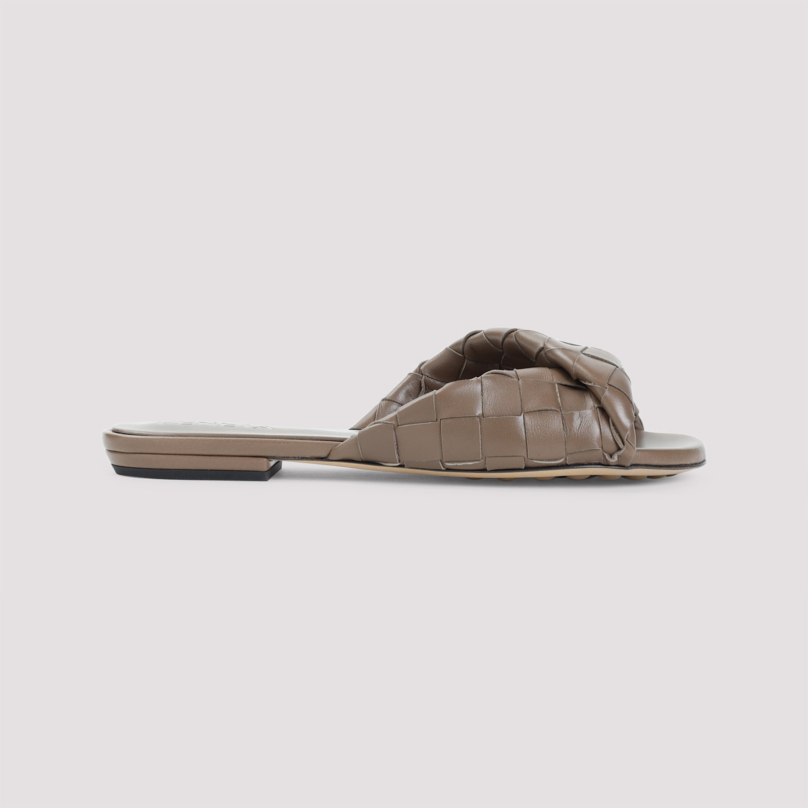 Bottega Veneta Blink Flap Sandals In Pinecone