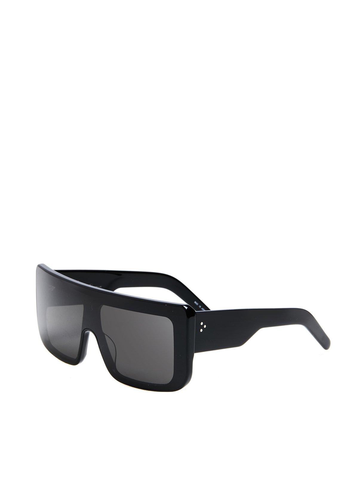 Rick Owens Documenta Shield Frame Sunglasses In Gray