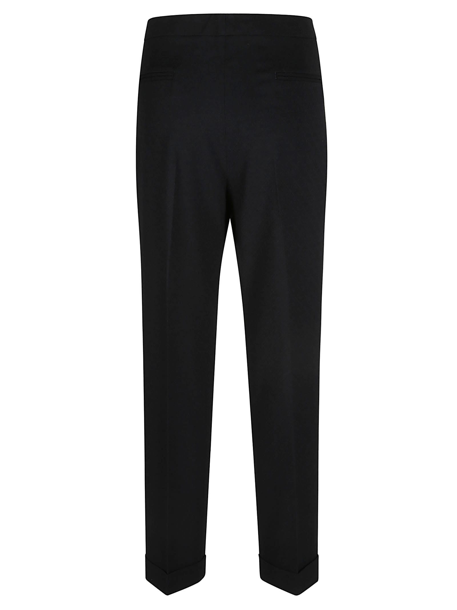 Shop Etro Concelaed Trousers In Black