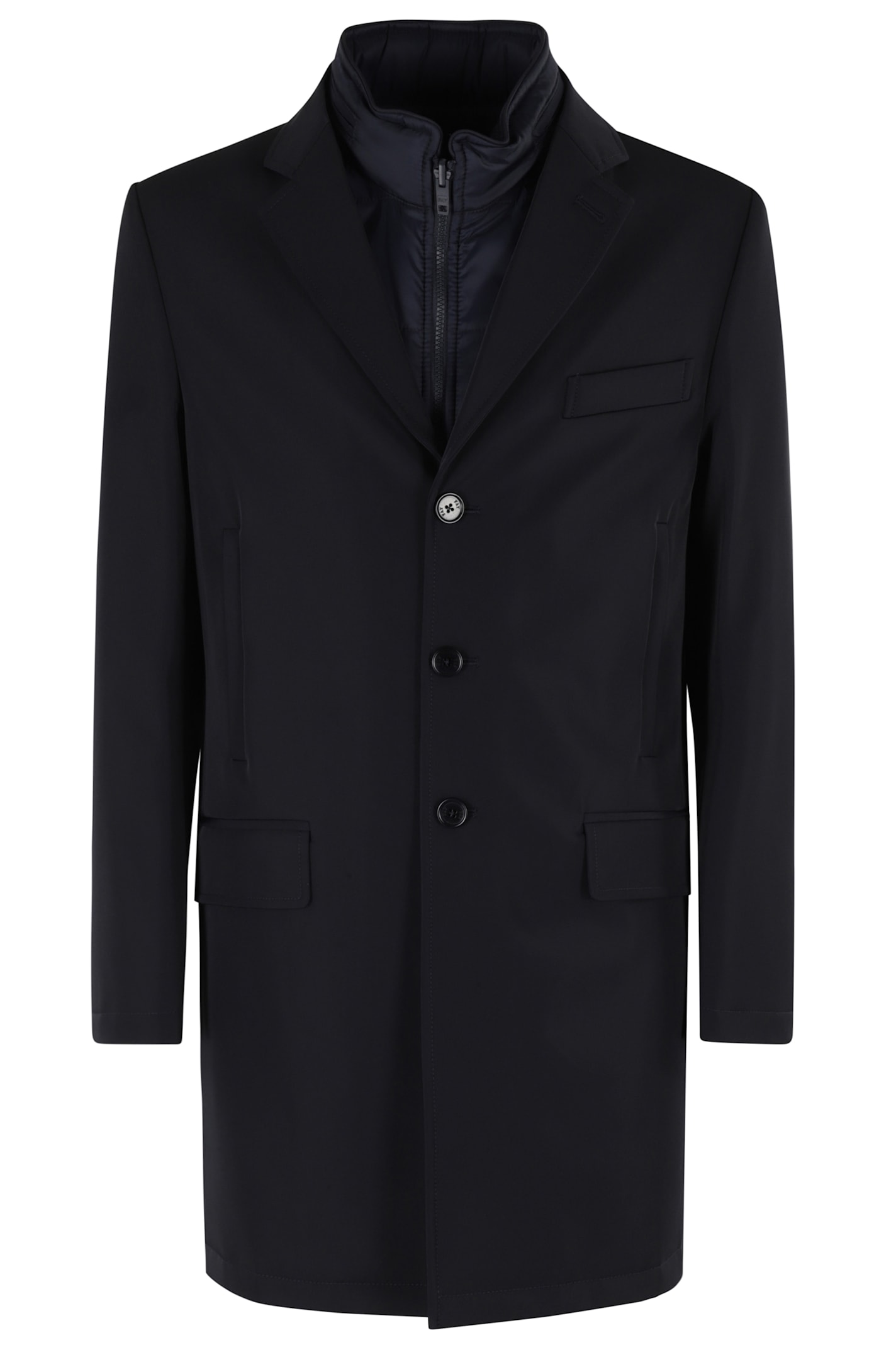 Fay Benjamin Db Coat Lana Cashmere In Blue