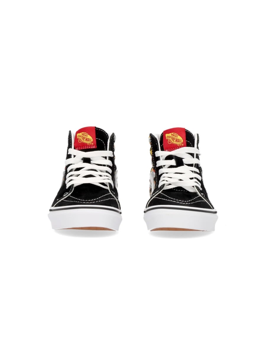 Vans Flame Logo Repeat Sneaker In Black