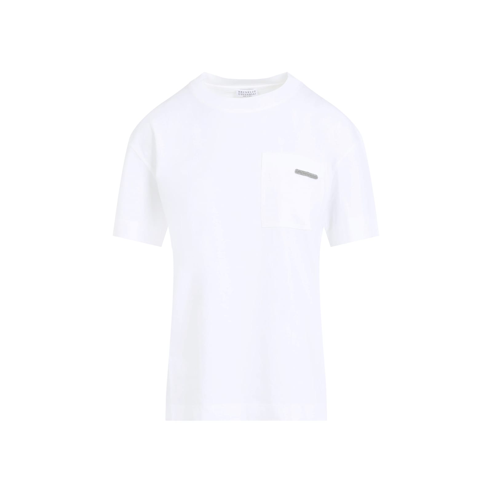 Brunello Cucinelli Women Cotton T-shirt In White