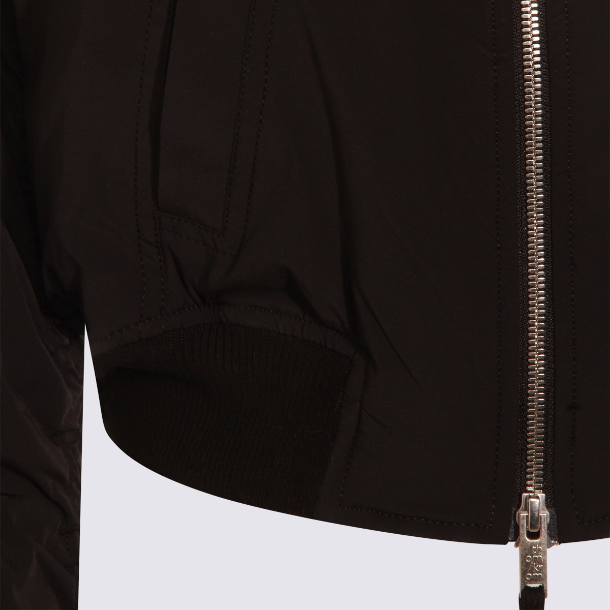 Thom Krom Zip-up Bomber Jacket In Black
