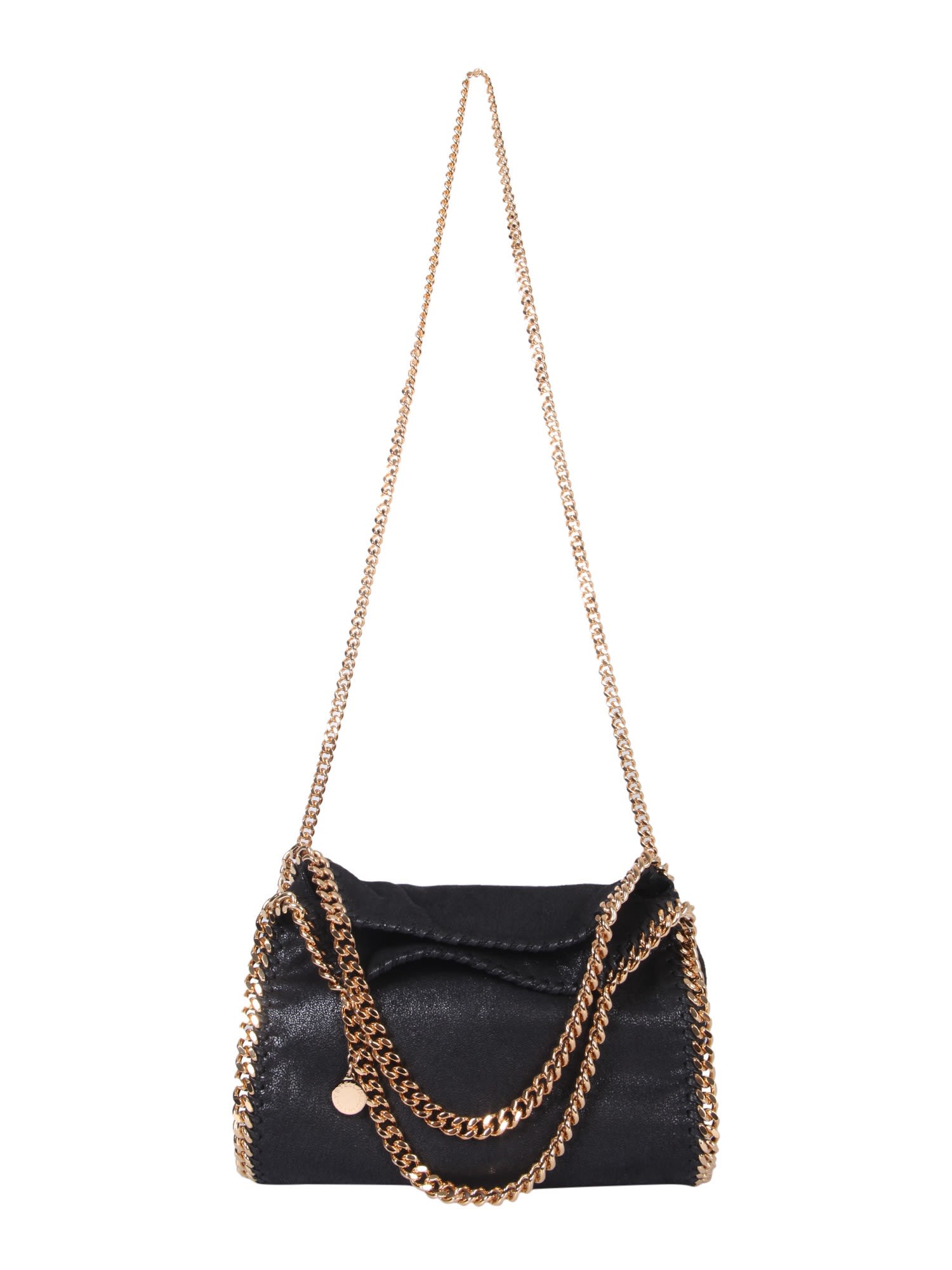 Shop Stella Mccartney Mini Falabella Bag In Black