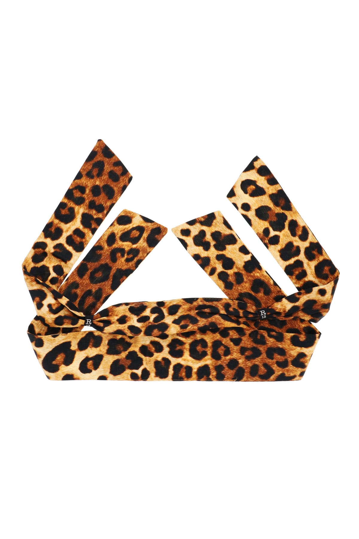 R13 Leopard Print Facescarf Mask
