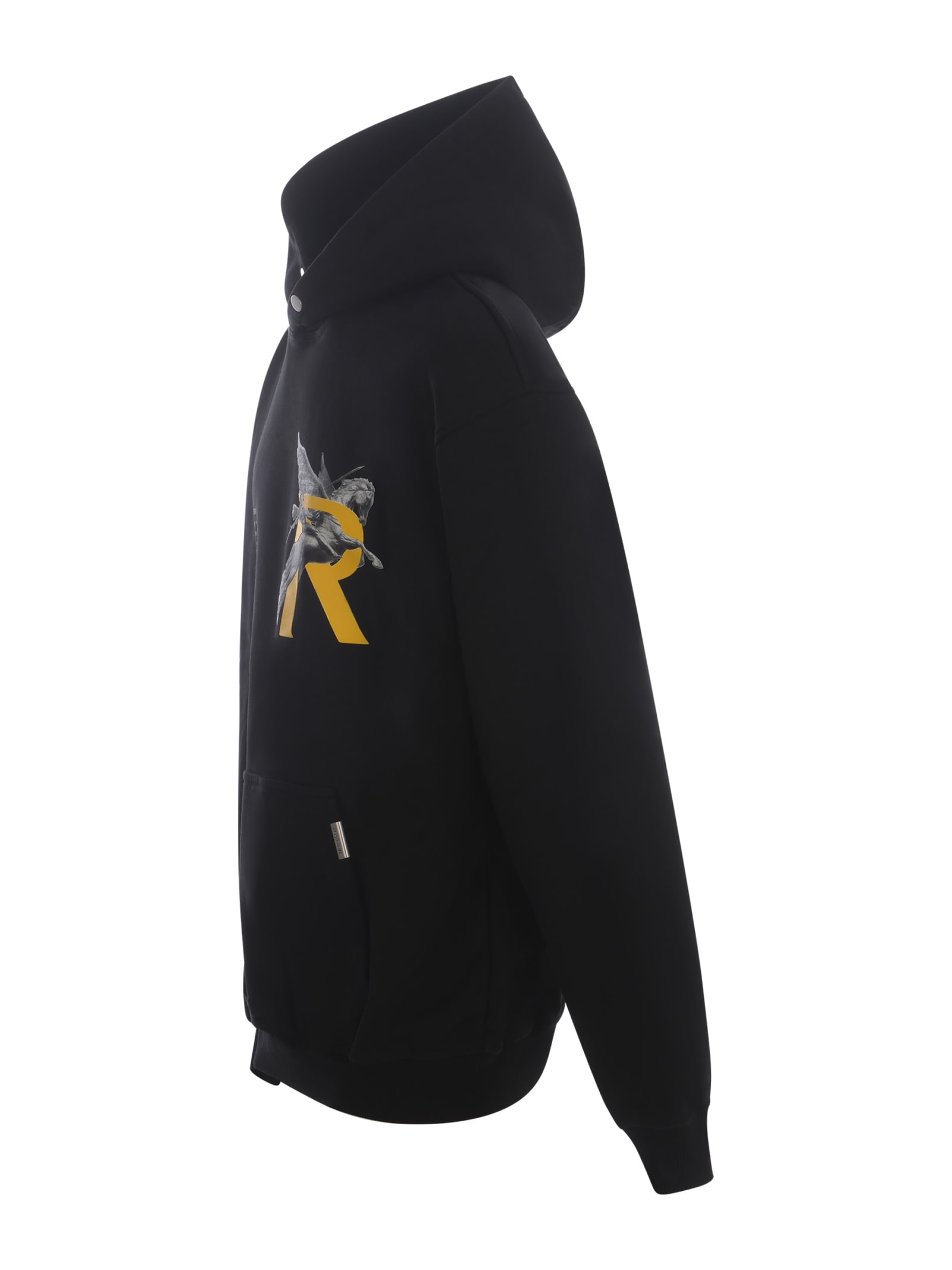 Shop Represent Hooded Sweatshirt  Giants In Cotton In Black