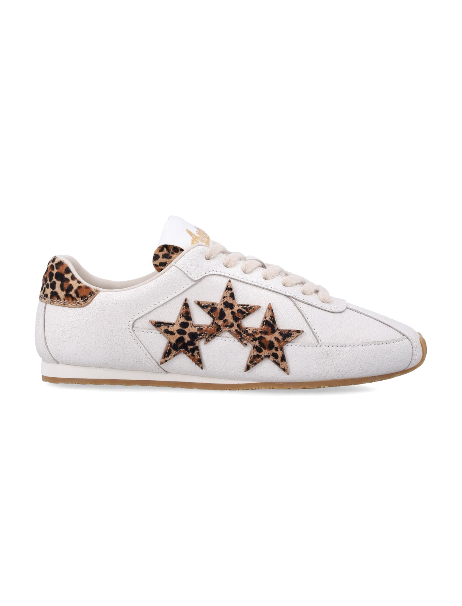 Amiri Leopard Pacific Flat Womans Sneakers In White